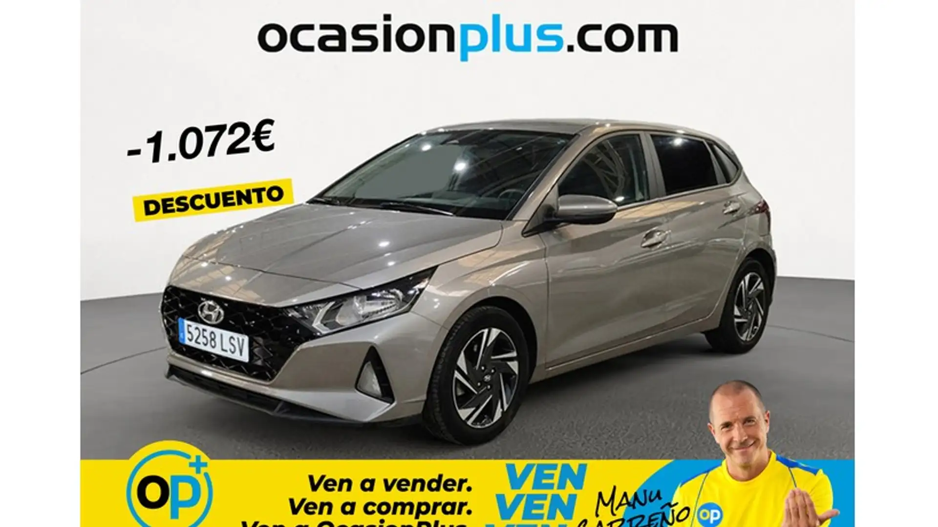 Hyundai i20 1.2 MPI SLX Marrón - 1