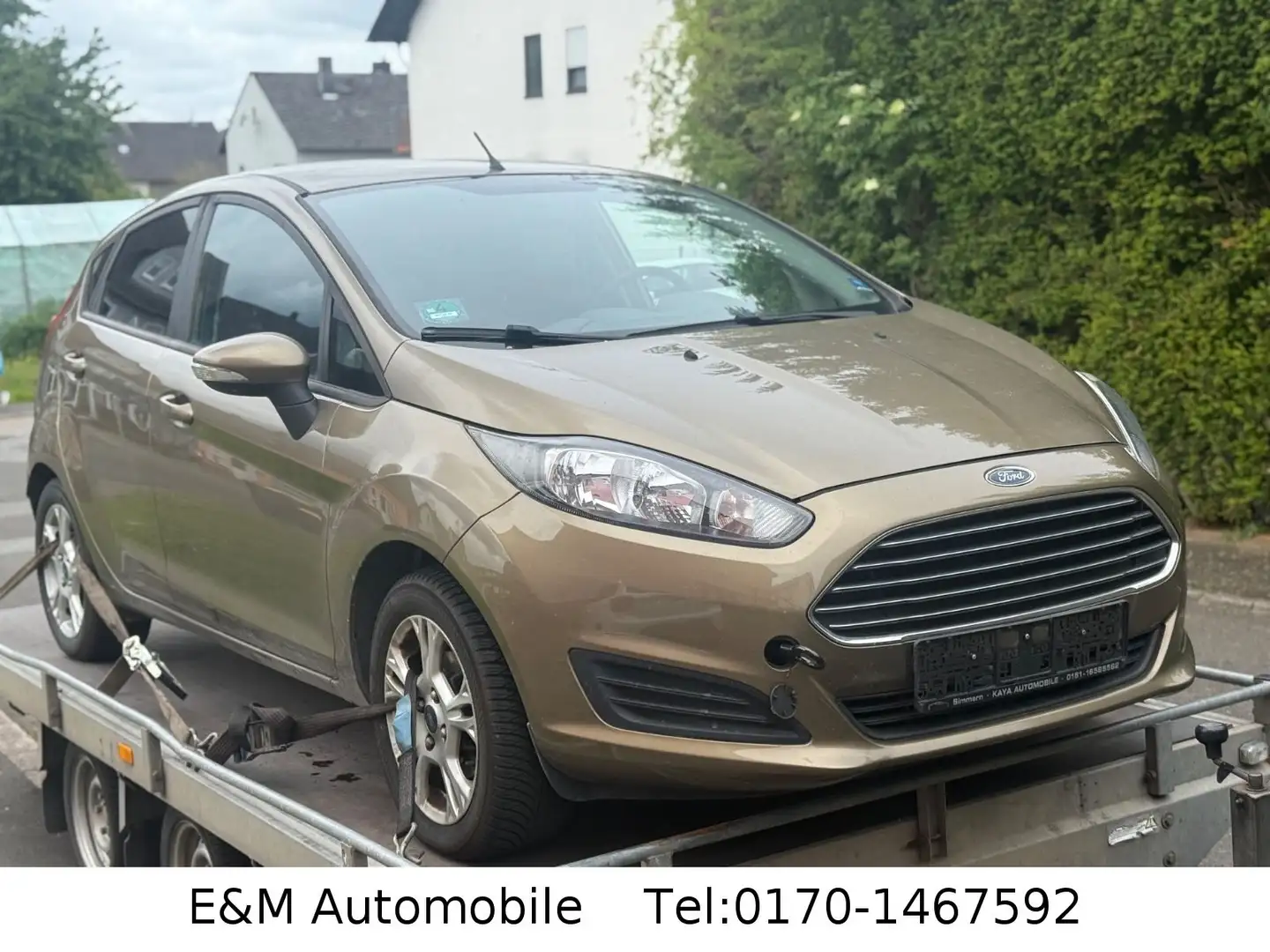 Ford Fiesta Sync Edition*KLIMA*MOTORSCHADEN* Marrón - 2