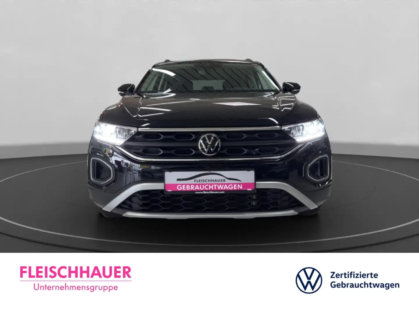 Volkswagen T-Roc Life 1.0 TSI LED+NAVI+SHZ+PDC V&H+DC+SHZ+DAB+ Schwarz - 2