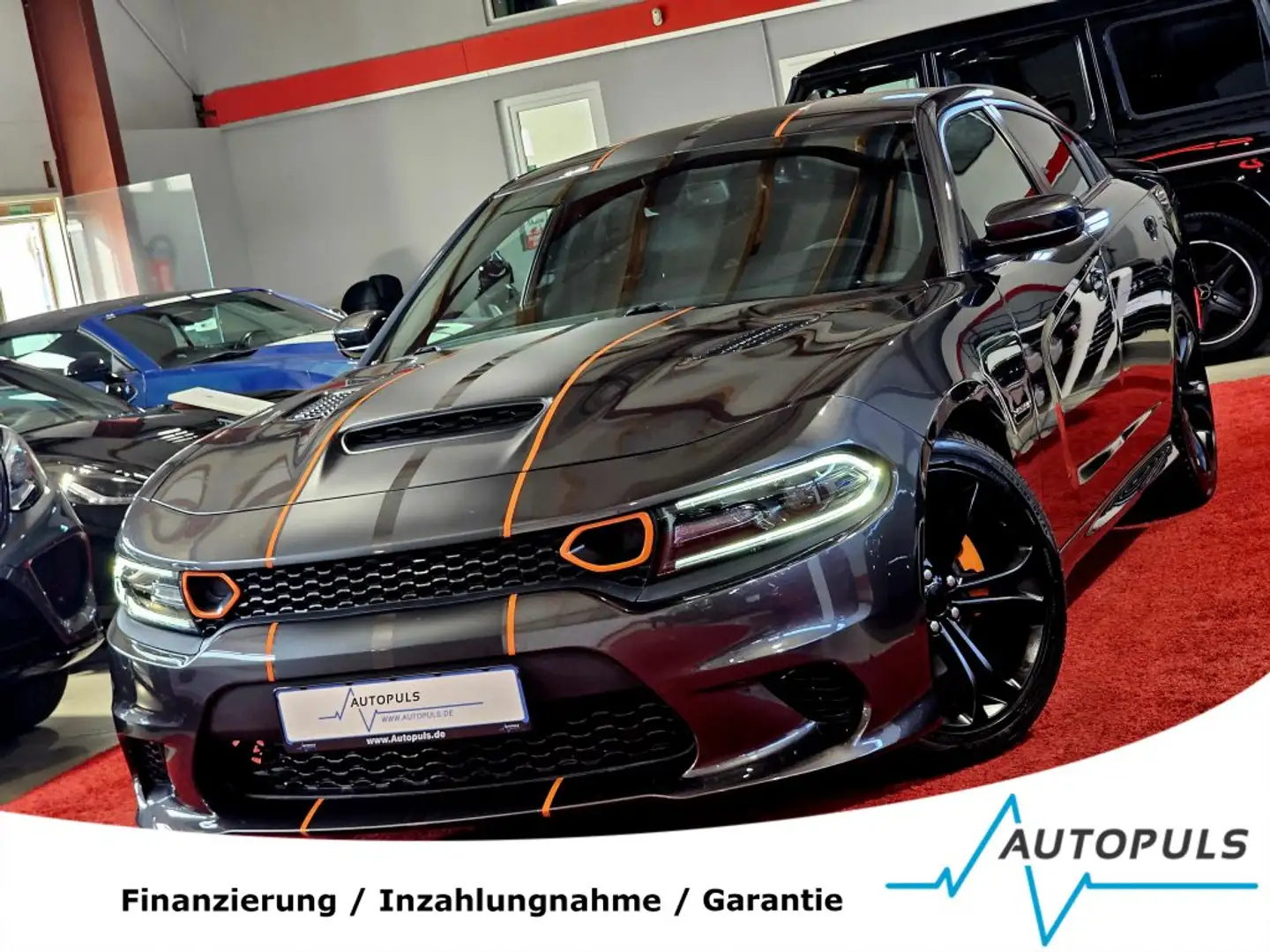 Dodge Charger 5.7l V8 HEMI*RT*NAVI*LEDER*LED* Gris - 1