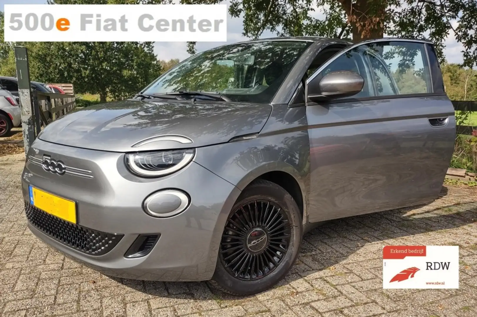 Fiat 500 E-Limited 42KW- NU 2000 VoorjaarsKorting !! Grau - 1