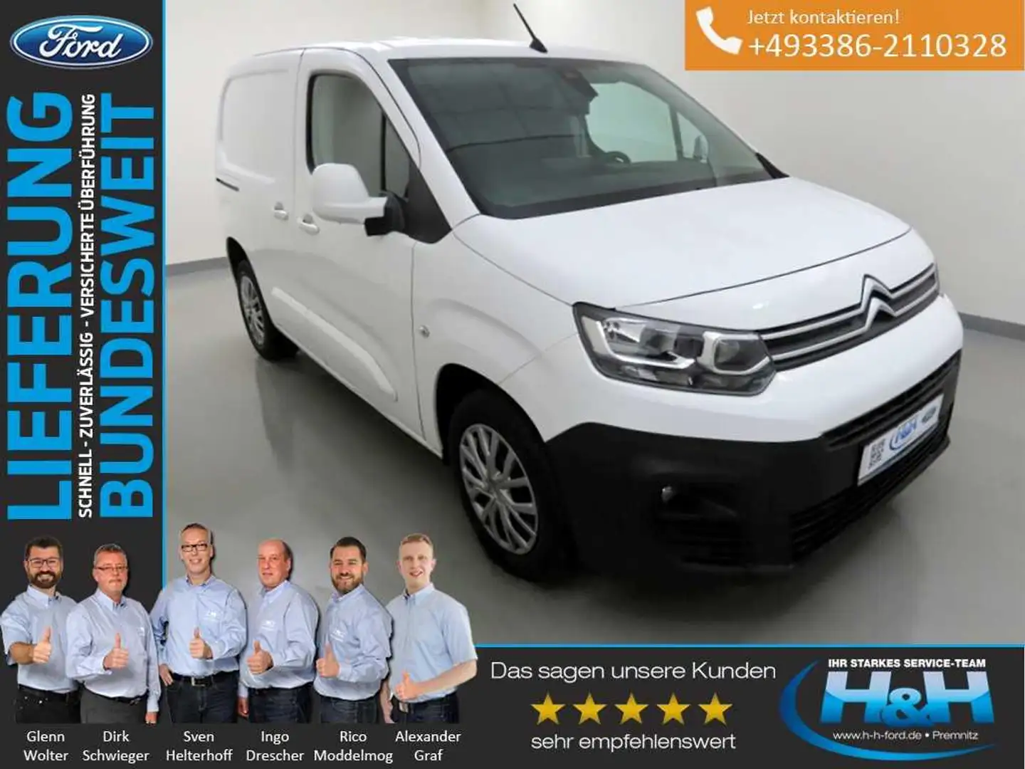 Citroen Berlingo 1.5 BlueHDI Driver M Kamera+Navi Weiß - 1
