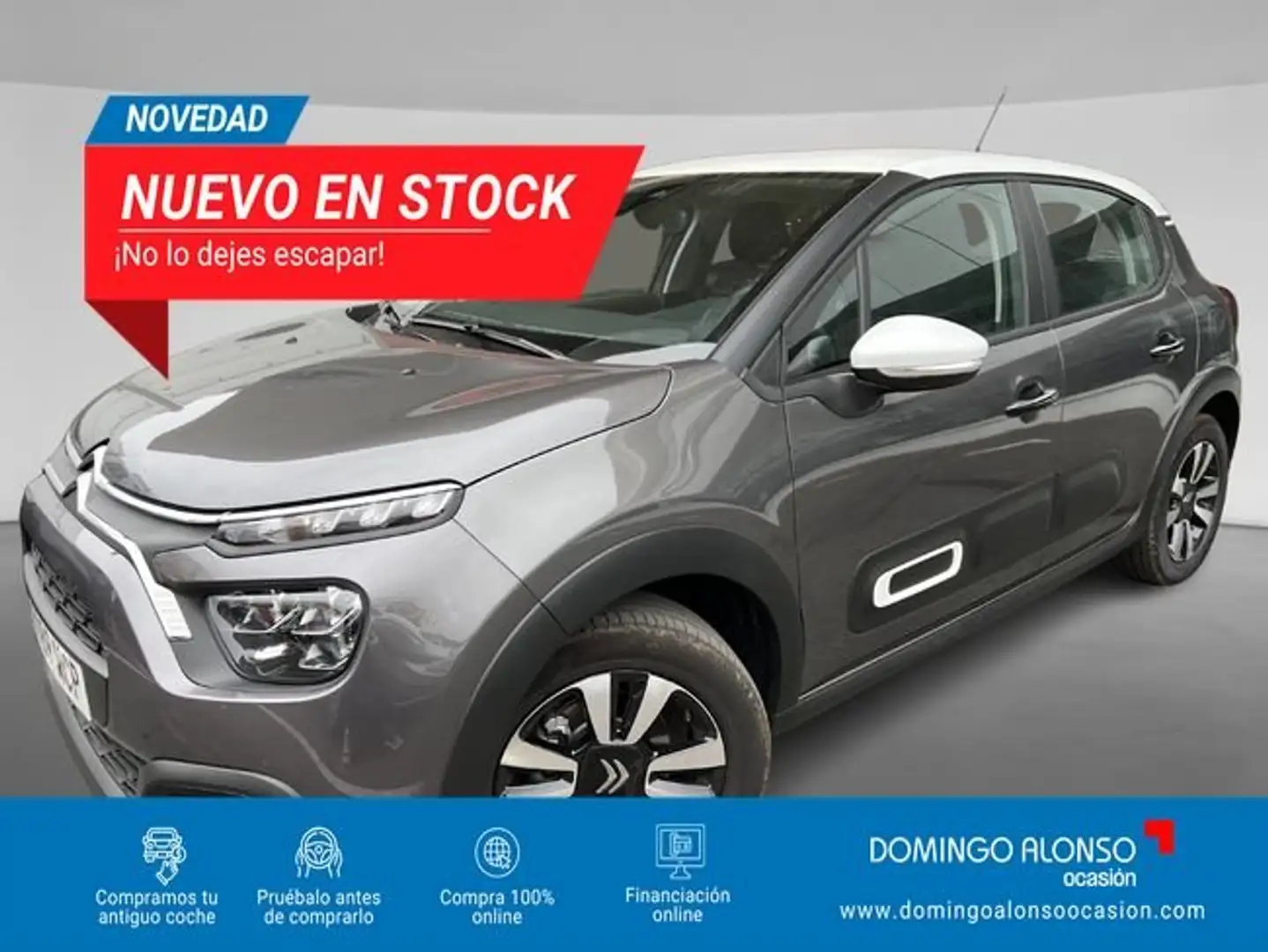 Citroen C3 PureTech 83 S&S Shine (AM30) Gris - 1