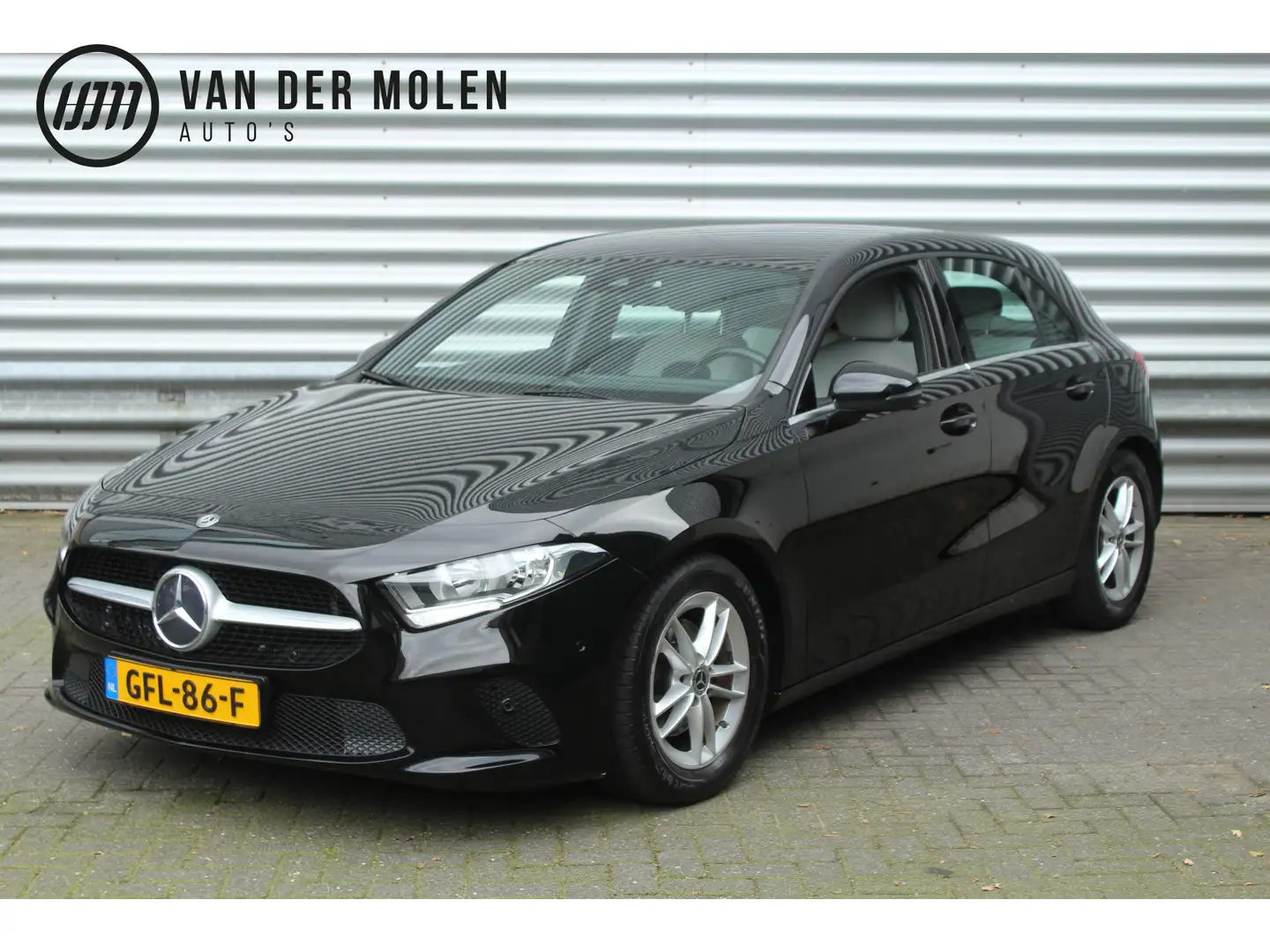 Mercedes-Benz A 160 109pk Advantage Widescreen Leder Clima Cruise Navi Zwart - 1
