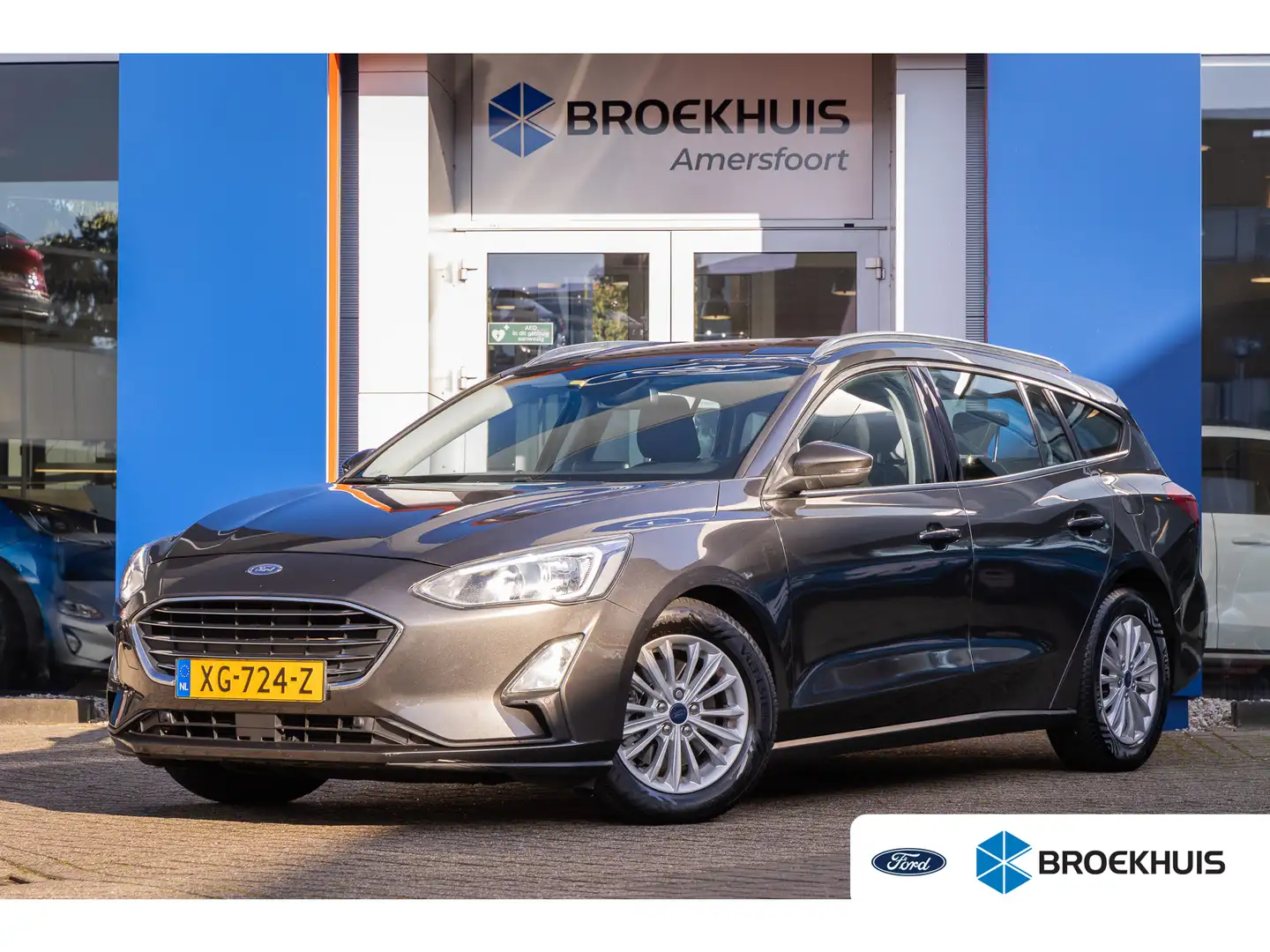 Ford Focus Wagon 1.0 EcoBoost Titanium Business | Trekhaak | Gris - 1