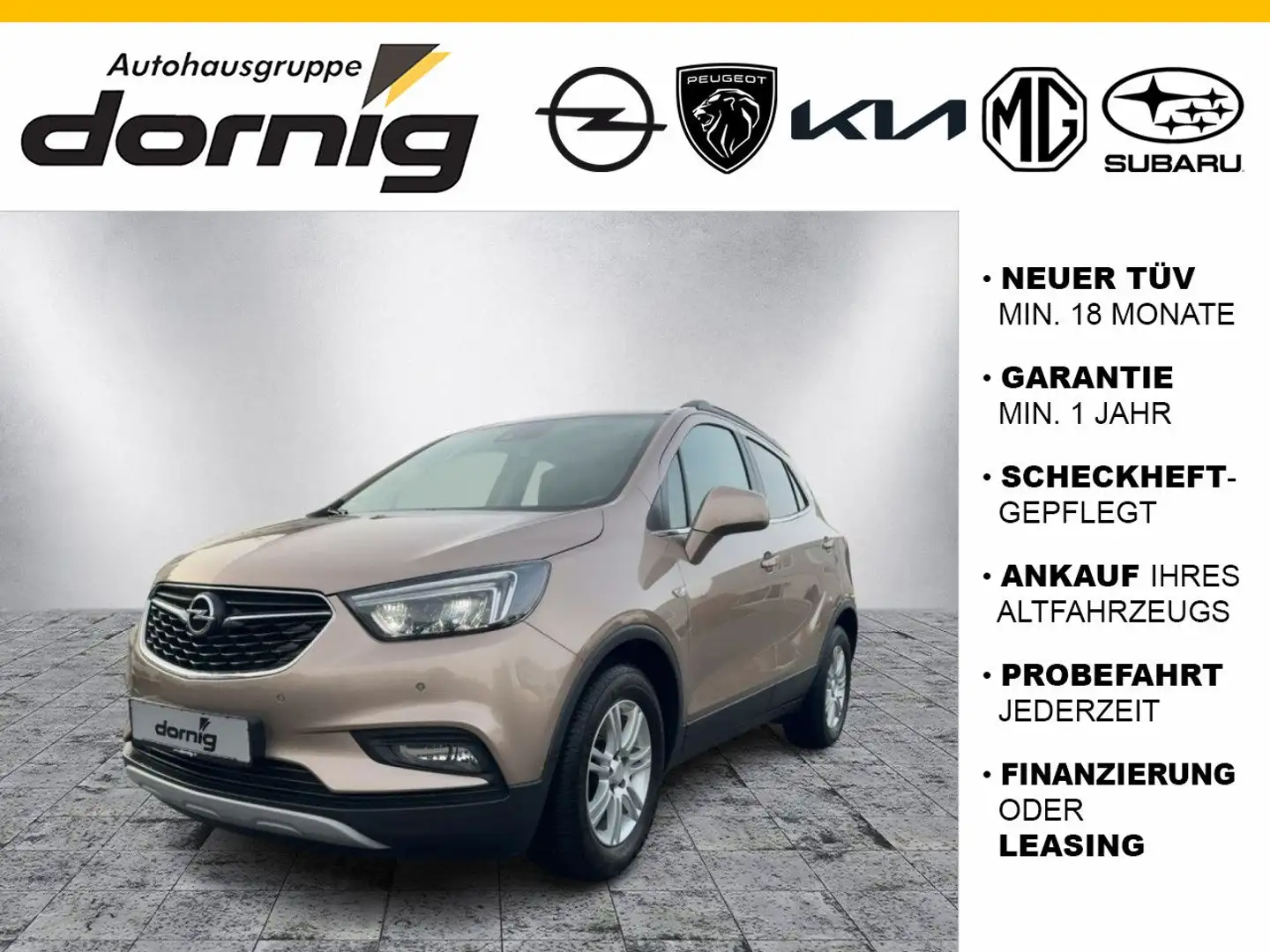 Opel Mokka X 1.4 Innovation AHK, Navigation Brun - 1