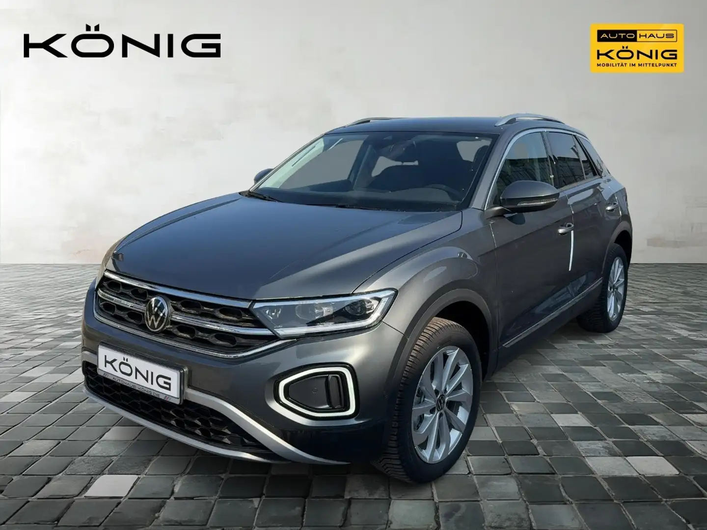 Volkswagen T-Roc 1.5 TSI DSG STYLE IQ-Drive Navi Allwetter Grigio - 1