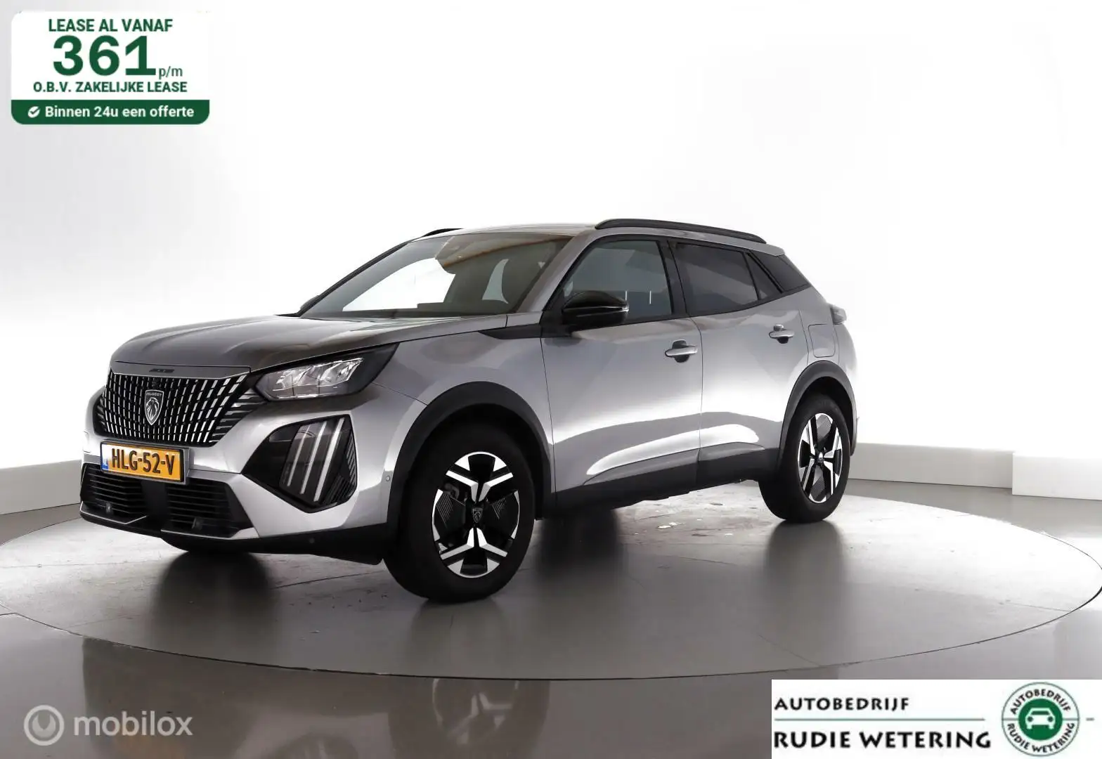 Peugeot 2008 1.2 130PK Automaat Allure 1/2leer|led|cam360|nav|l Grijs - 1