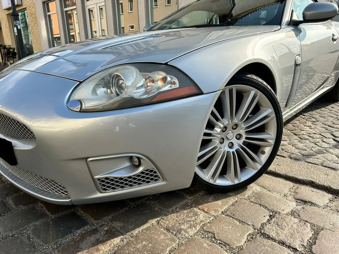Jaguar XKR 4.2 V8 Cabriolet Bi-XEN TOTW NAV TEMP LEDER Silber - 2
