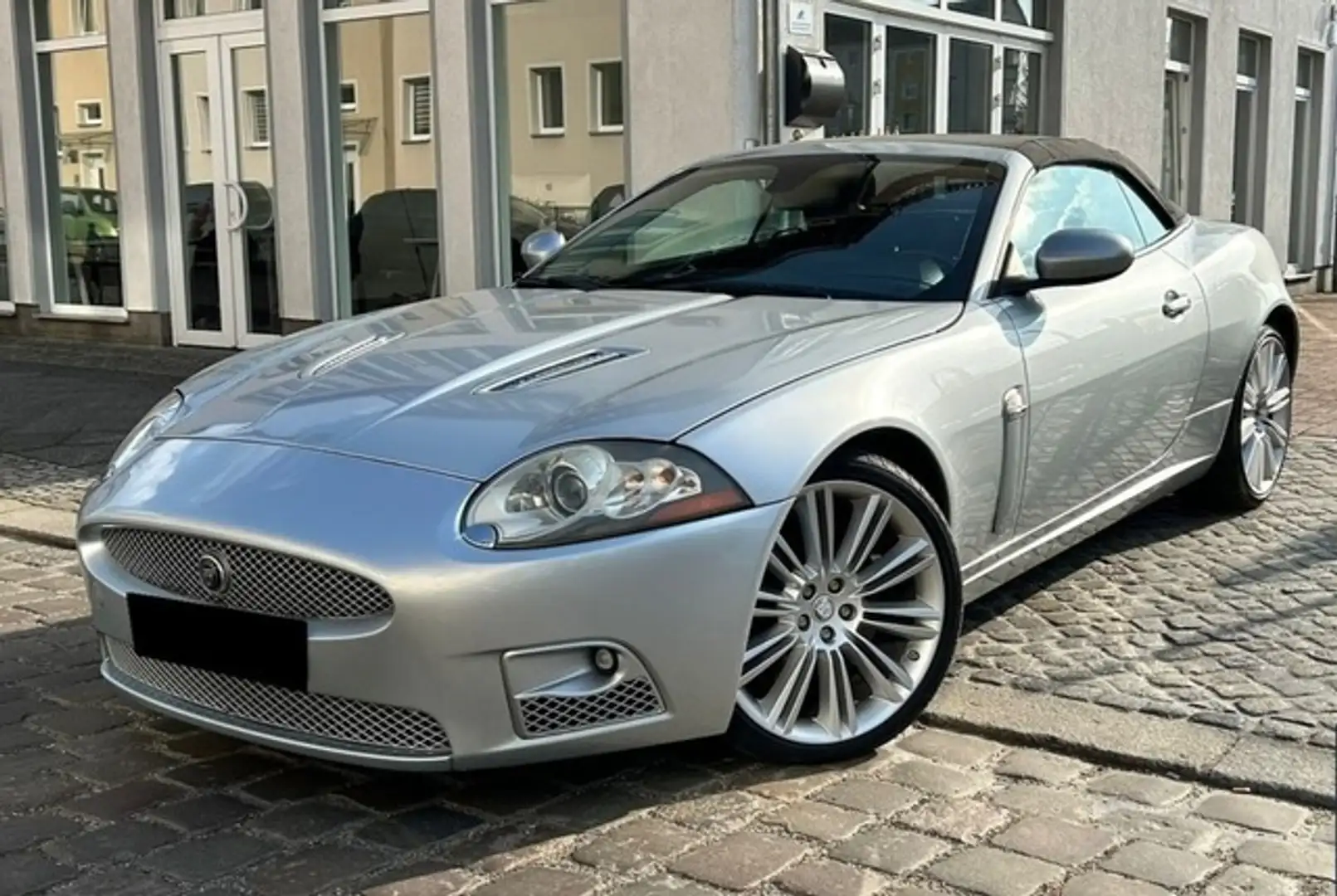 Jaguar XKR 4.2 V8 Cabriolet Bi-XEN TOTW NAV TEMP LEDER Silber - 1