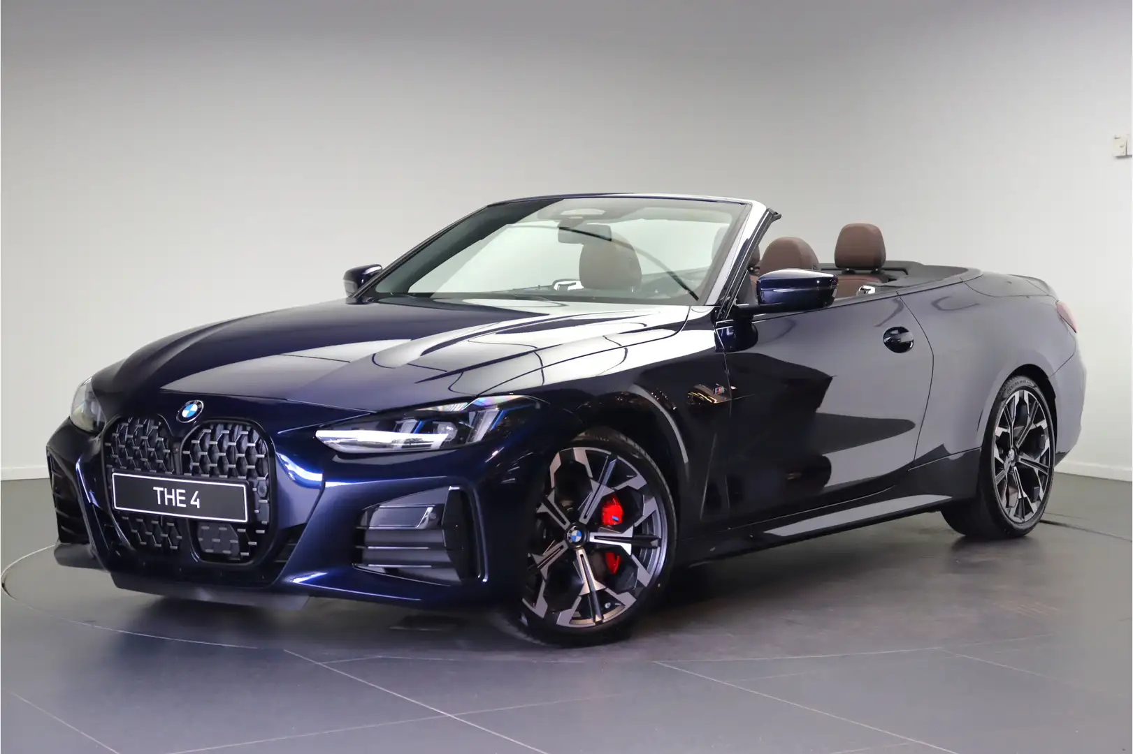BMW 420 4 Serie Cabrio 420i High Executive M Sport Automaa Blau - 2