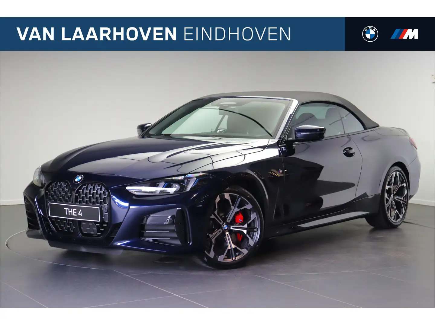 BMW 420 4 Serie Cabrio 420i High Executive M Sport Automaa Blau - 1