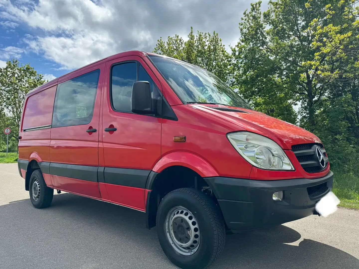 Mercedes-Benz Sprinter 315 CDI 4X4 Automat. L2 AHK Scheckh.  KD. neu!! Rood - 1