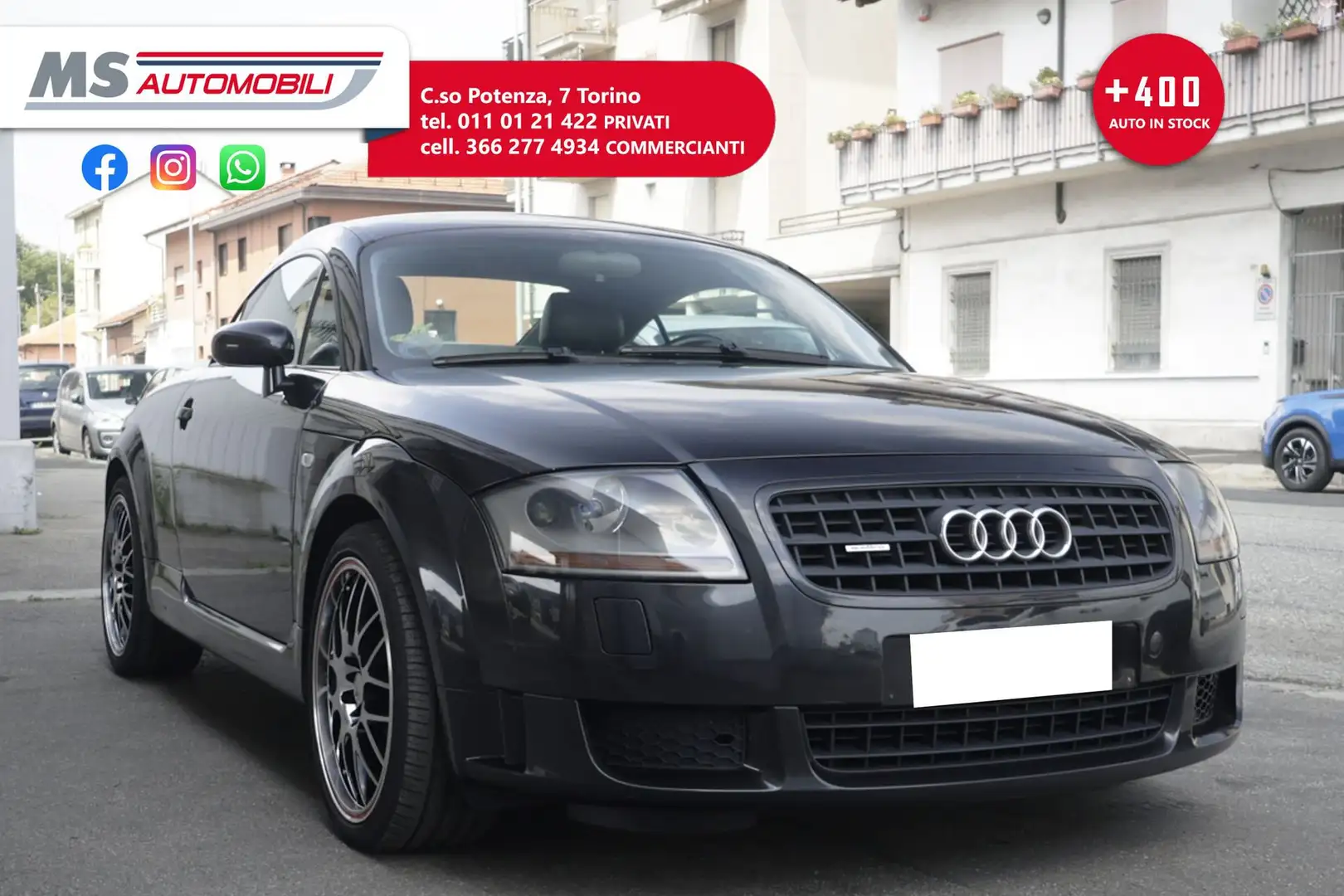 Audi TT Coupé 3.2 V6 cat quattro Unicoproprietario Noir - 1