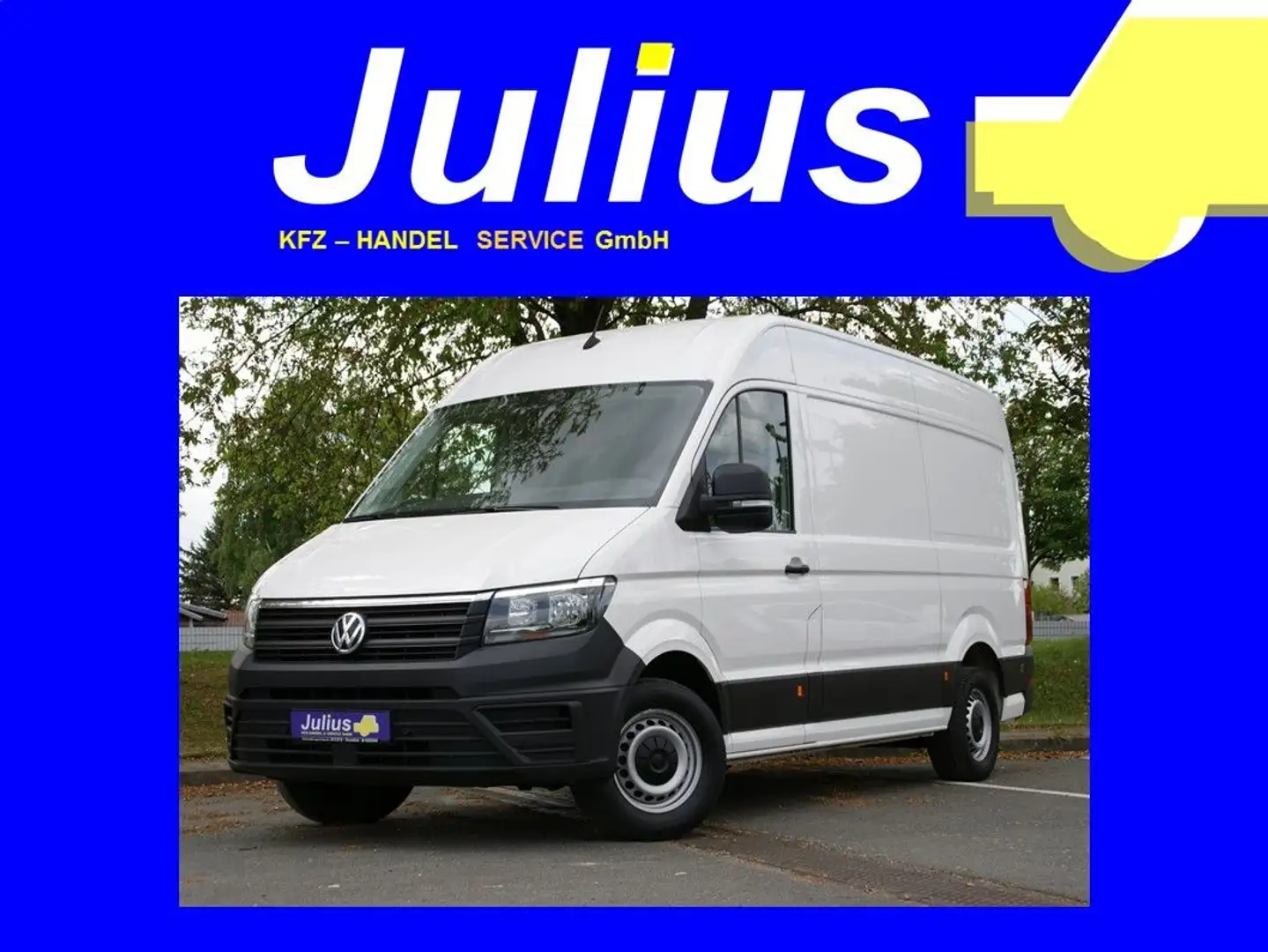 Volkswagen Crafter 35 mittellang Hochdach FWD DSG ACC Apple Blanc - 1