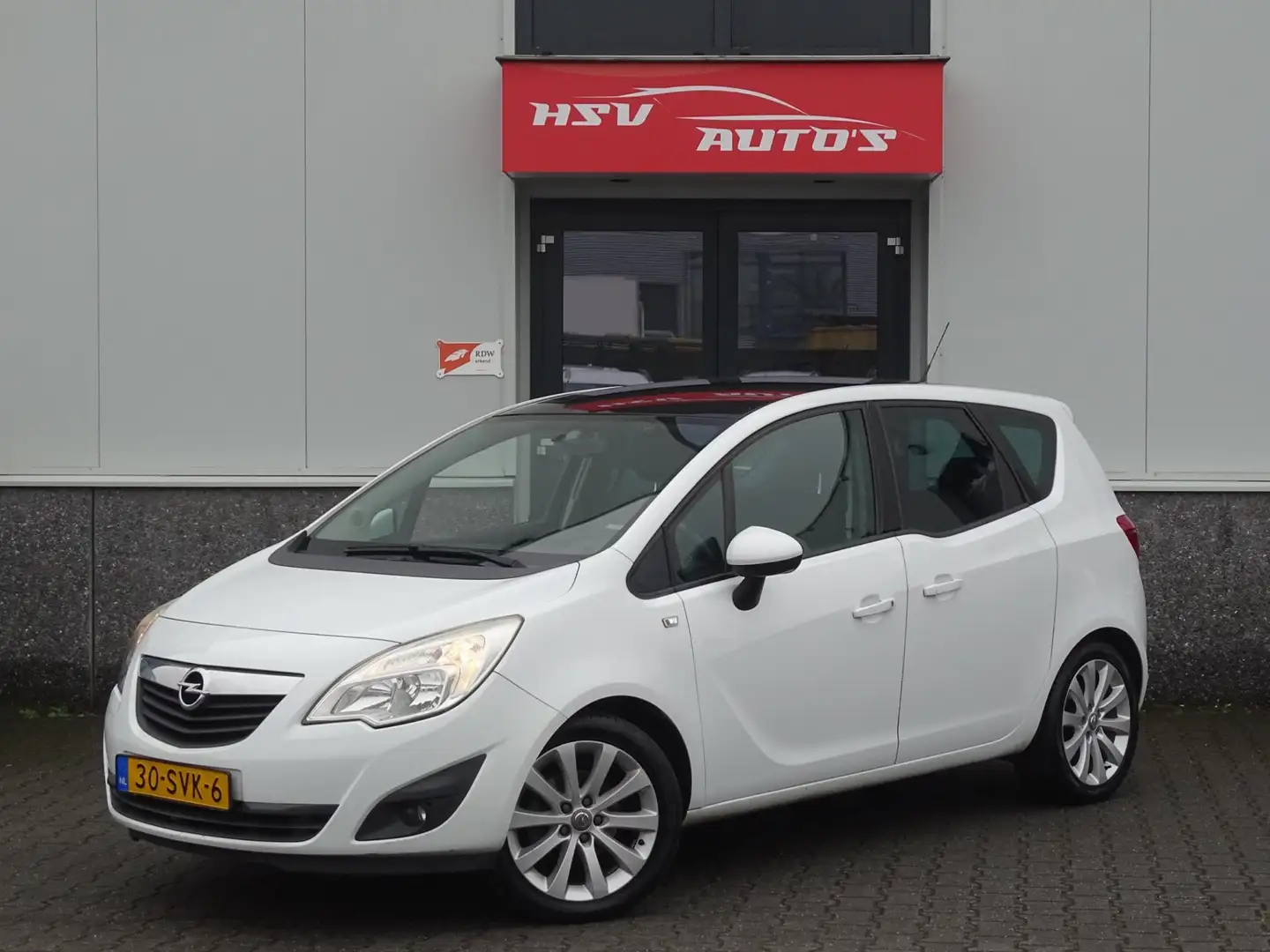 Opel Meriva 1.4 Turbo Color Edition airco LM org NL Wit - 1