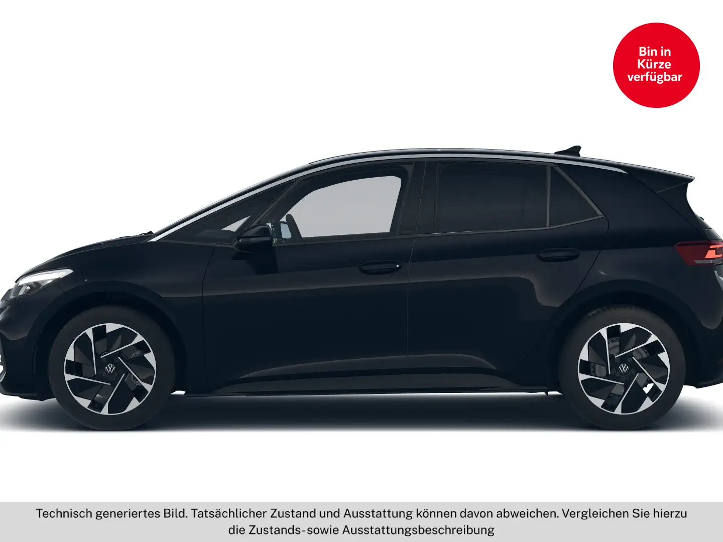 Volkswagen ID.3 Pure 125 kW Business Schwarz - 2