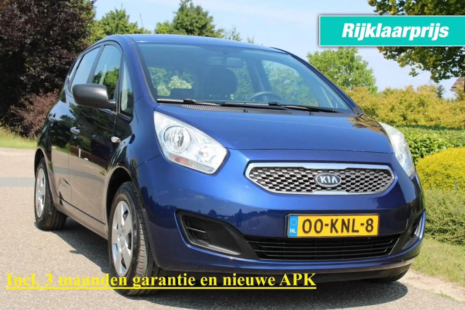 Kia Venga 1.4 CVVT 90pk X-tra airco/trekhaak Blauw - 1
