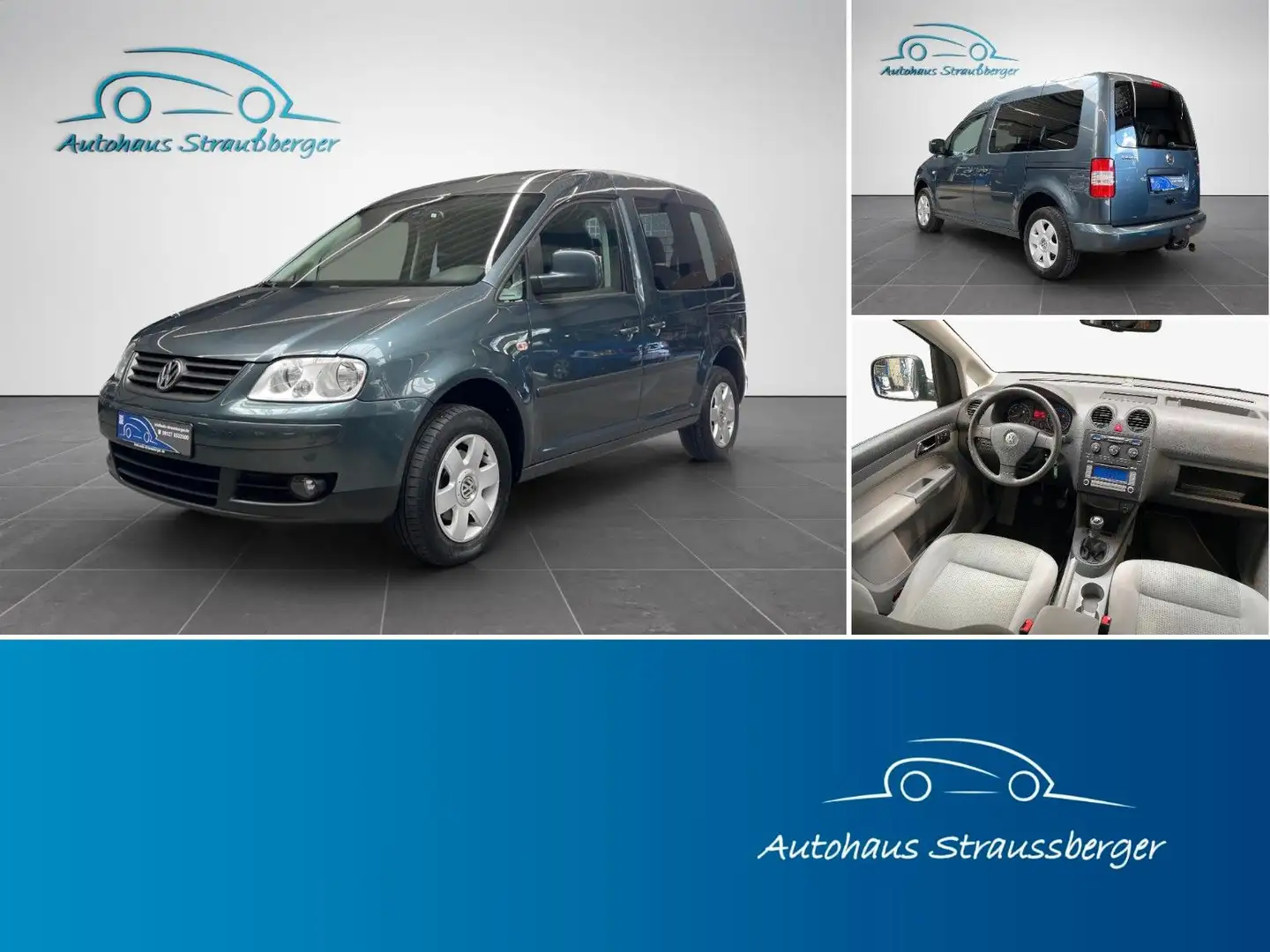 Volkswagen Caddy Life Gewinner, Klima, Schiebetüren, AHK Grigio - 1