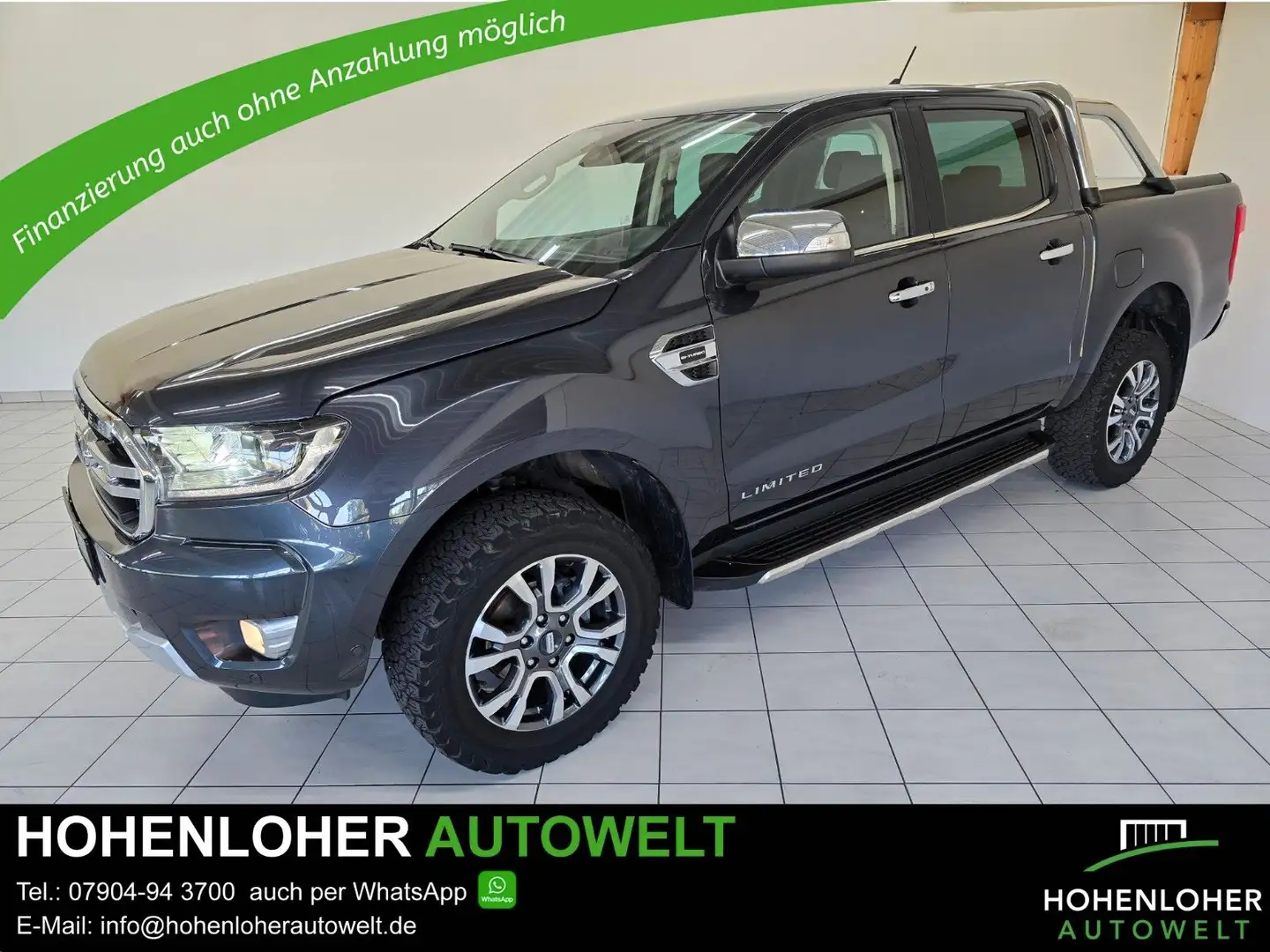 Ford Ranger Limited Doppelkabine 4x4 Automatik *AHK* Gris - 1
