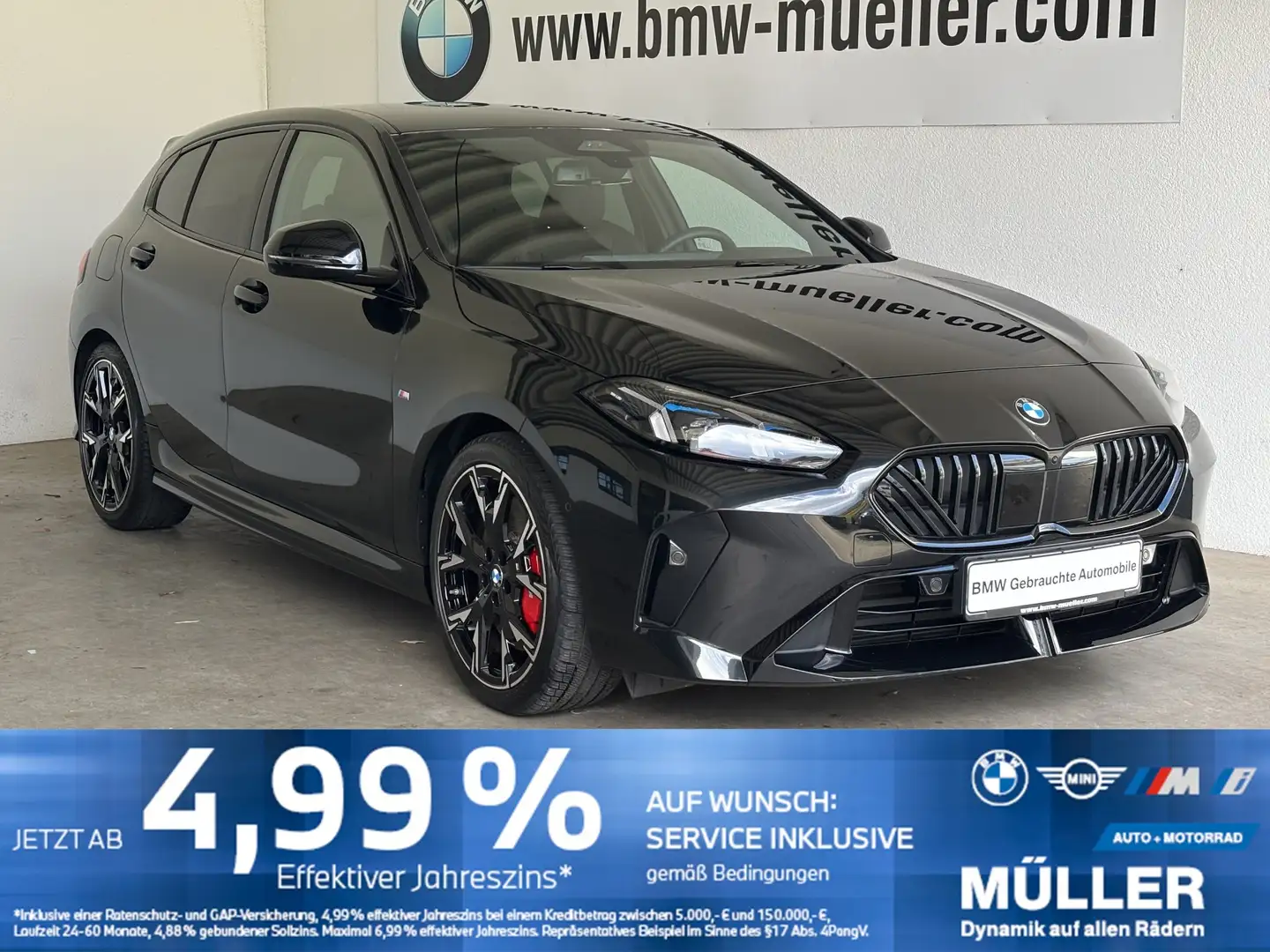 BMW 120 M Sport Pro ACC 360 H/K HUD FLA ACC/LED+/hk/360/K- Noir - 1