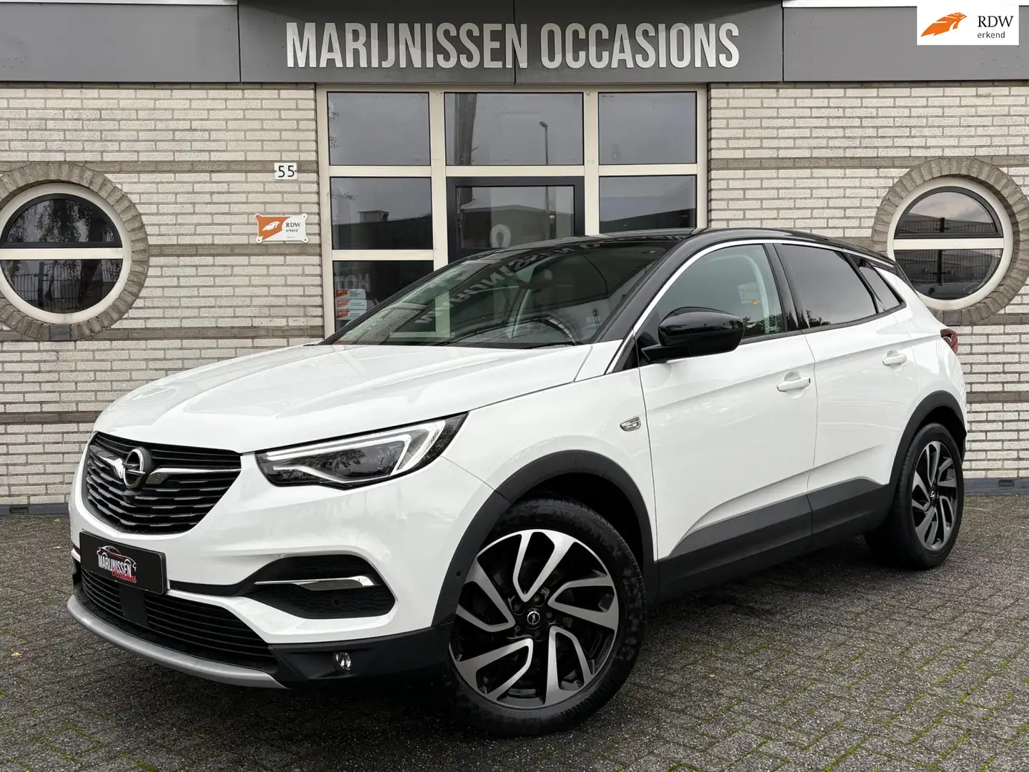 Opel Grandland X 1.2 Turbo Ultimate |Pano,Navi,Cam,PDC| Blanco - 1
