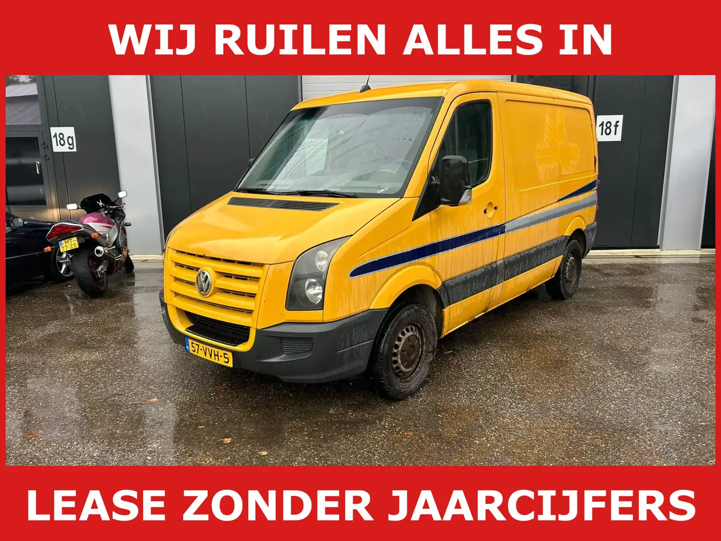 Volkswagen Crafter 25 tdi 3 pers airco 100 kw Gelb - 1