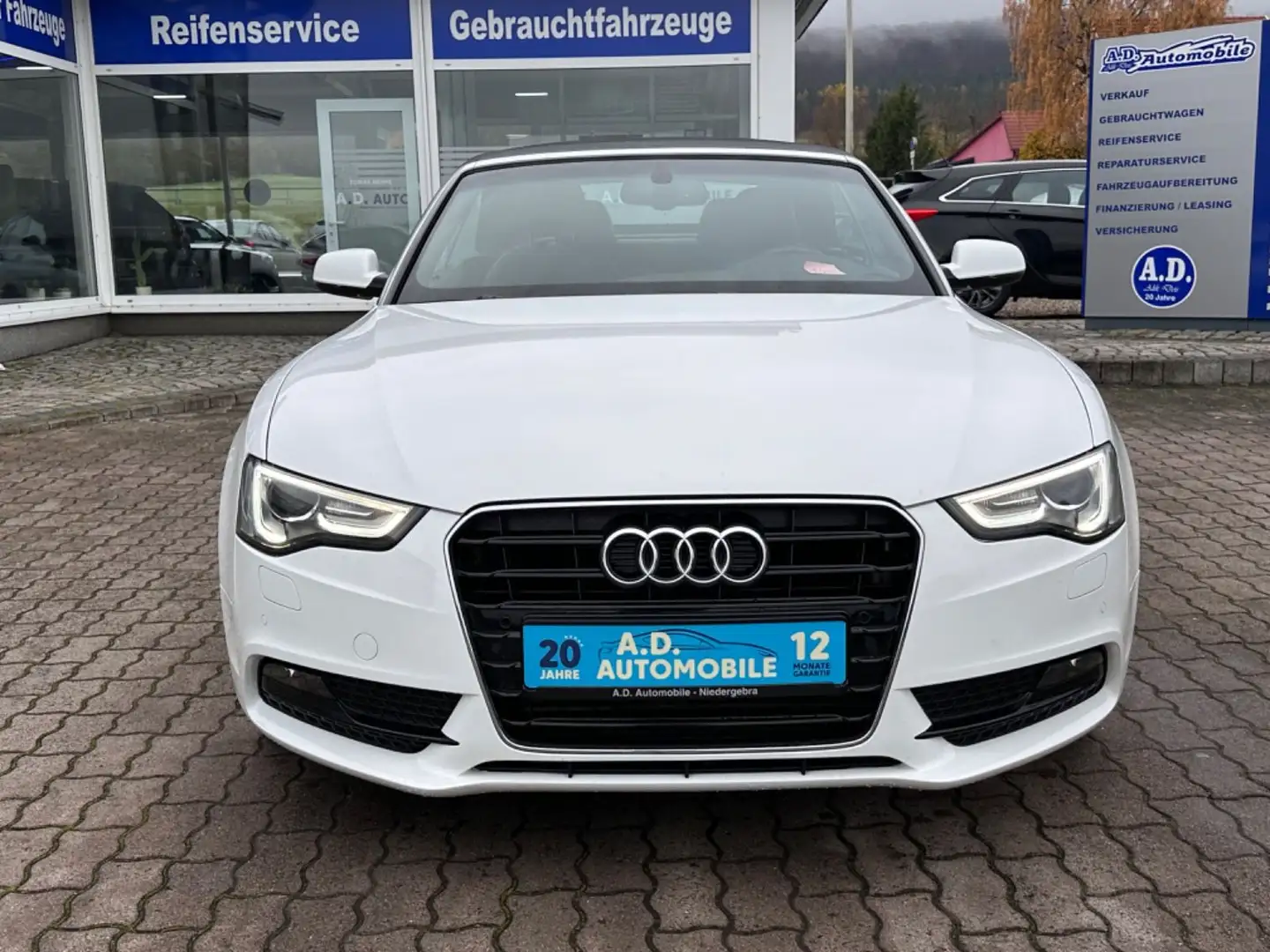 Audi A5 Cabriolet 2.0 TDI S-Line/Navi Weiß - 2