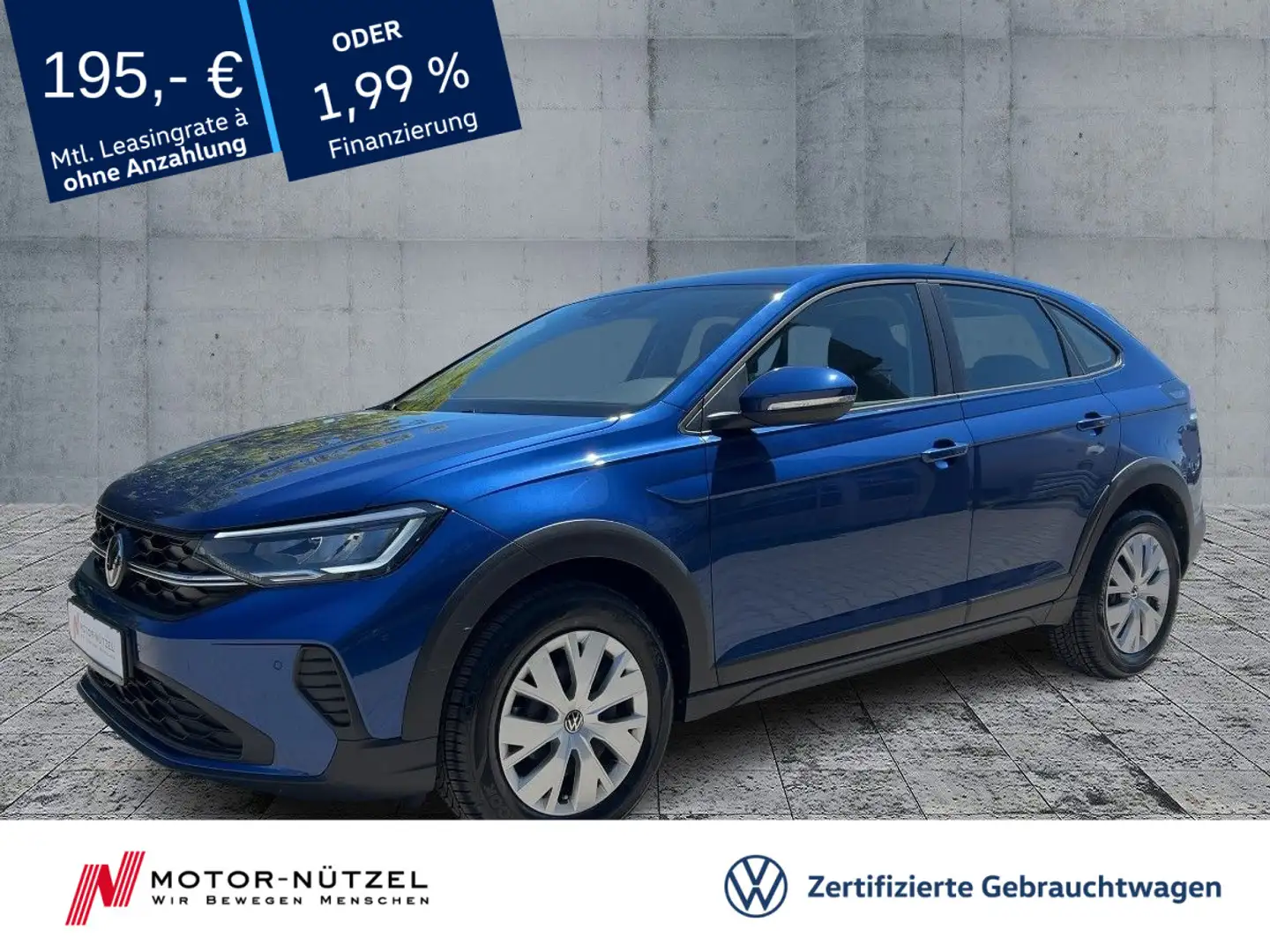 Volkswagen Taigo 1.0 TSI 5JG+LED+APP_CONNECT+GRA+SHZ+2xPDC Blau - 1