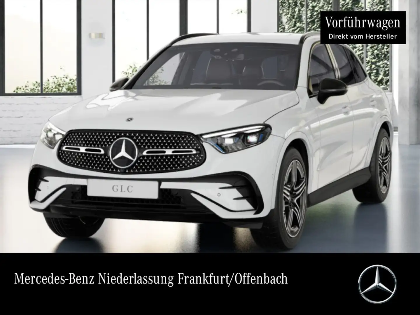 Mercedes-Benz GLC 300 e 4M AMG+NIGHT+AHK+KAMERA+KEYLESS+9G Blanc - 1