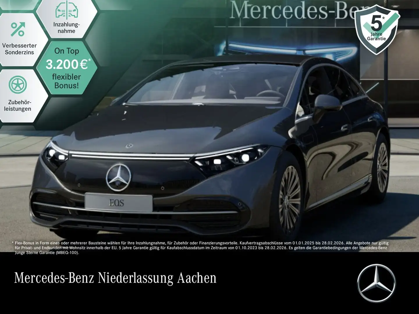 Mercedes-Benz EQS 450 Fahrass WideScreen Airmat Distr. Kamera Gris - 1