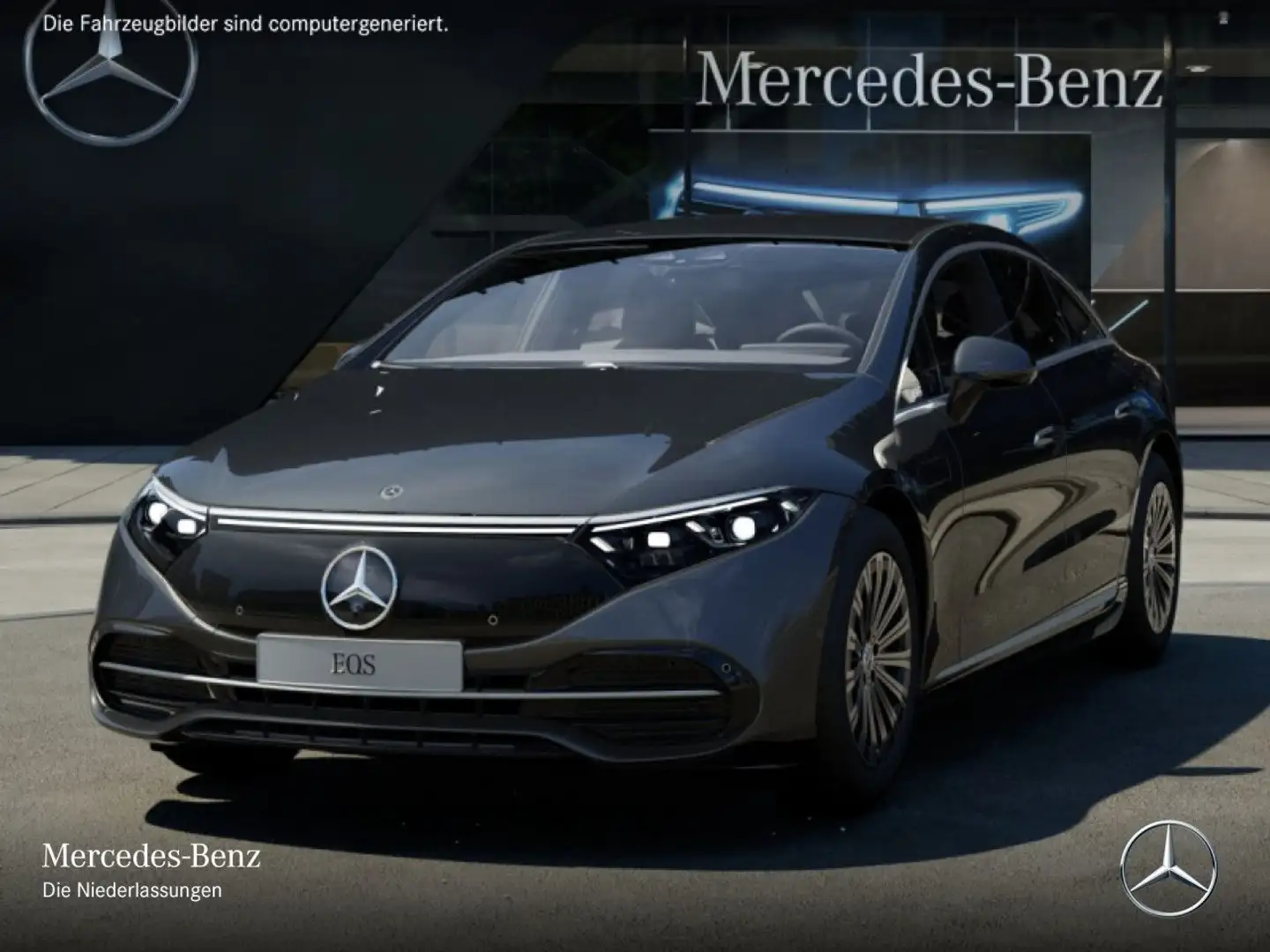 Mercedes-Benz EQS 450 Fahrass WideScreen Airmat Distr. Kamera Gris - 2