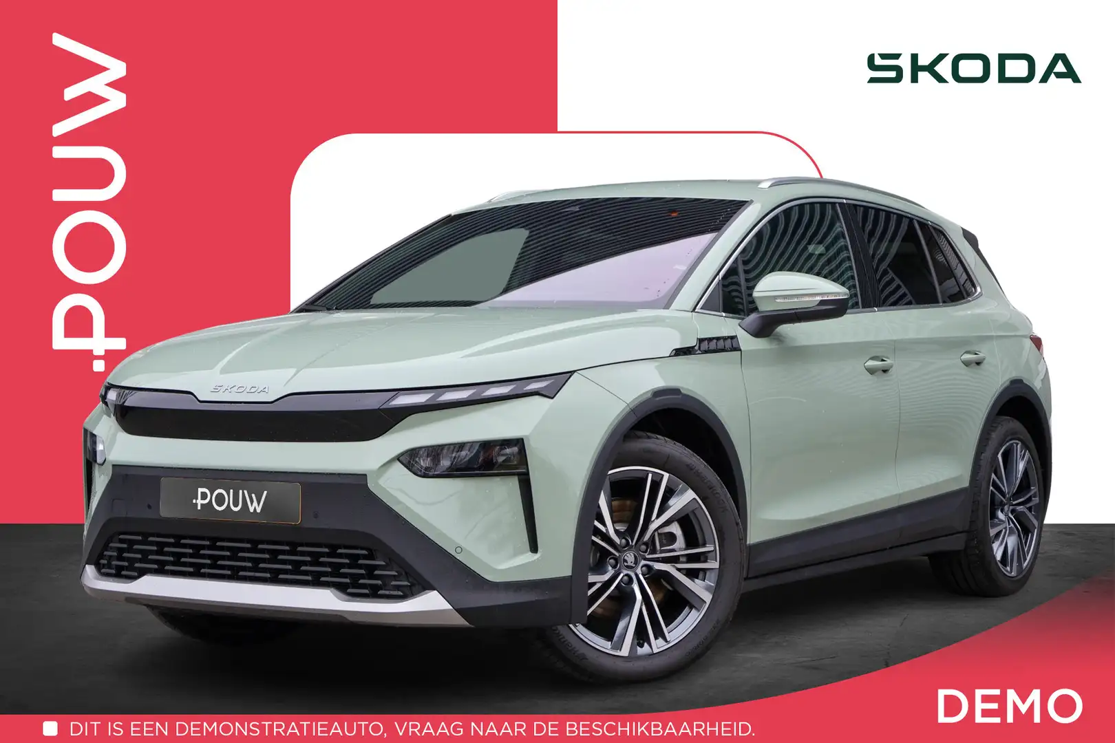 Skoda Elroq 85 286pk Intro Charlie | Trekhaak Verwarmd | Achte Groen - 1
