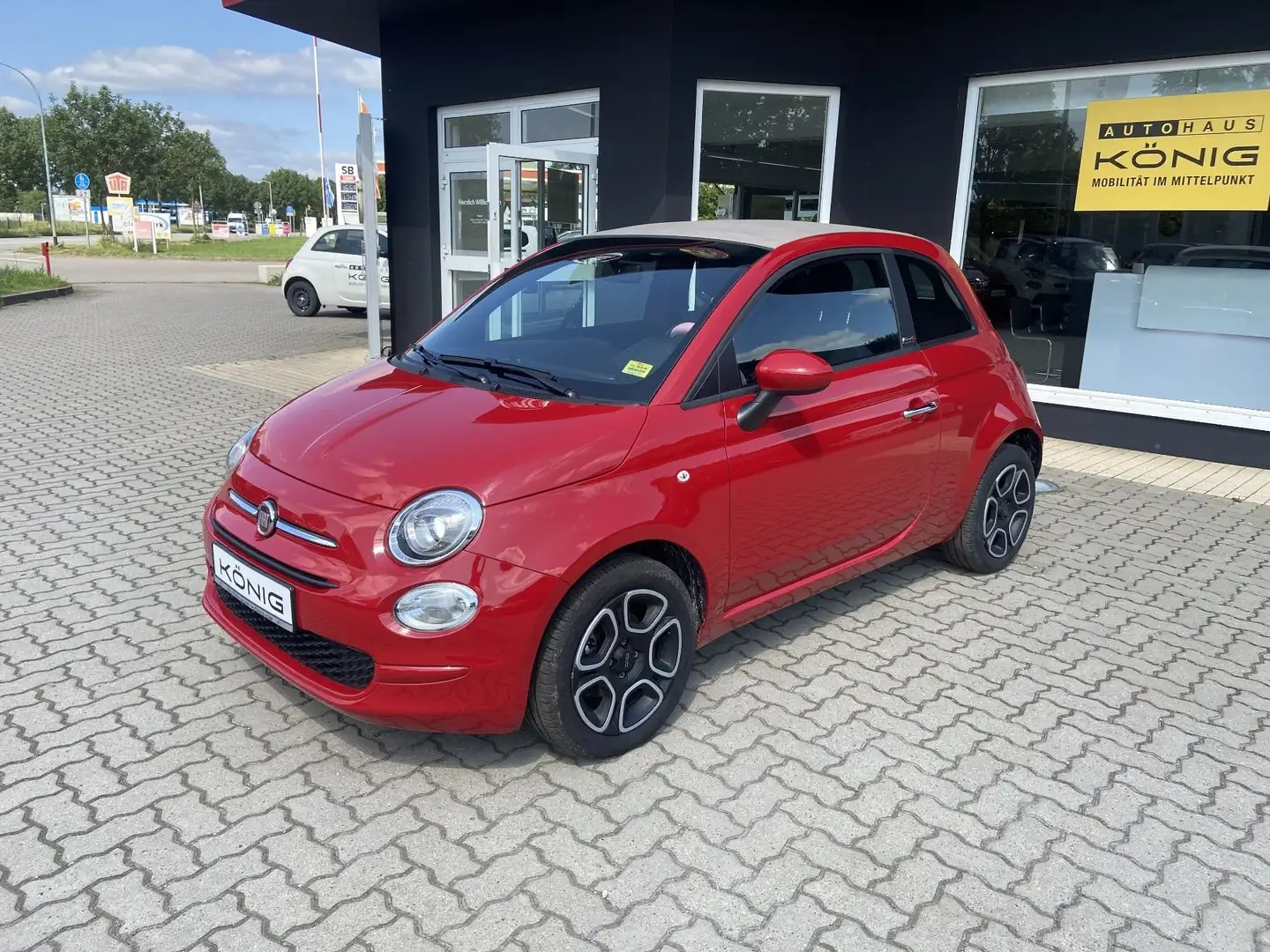 Fiat 500C 1.0 CLUB Klima*Tempomat*Apple CarPlay Rot - 1