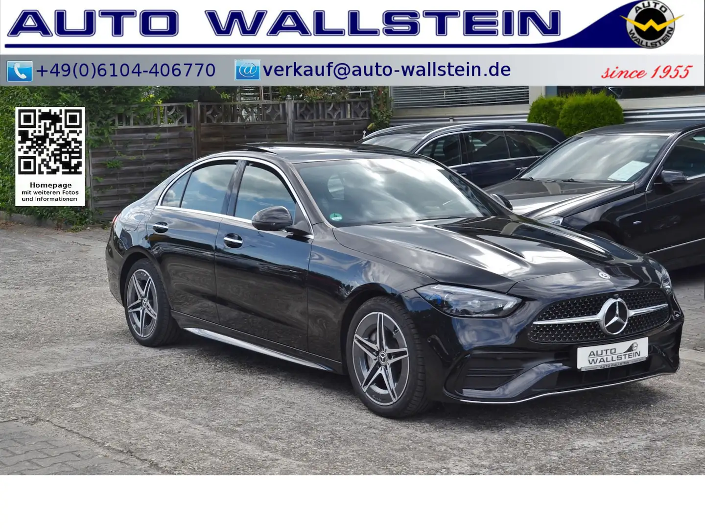 Mercedes-Benz C 200 AMG Line Premium Plus (Pano Digital-L KLGo Zwart - 1