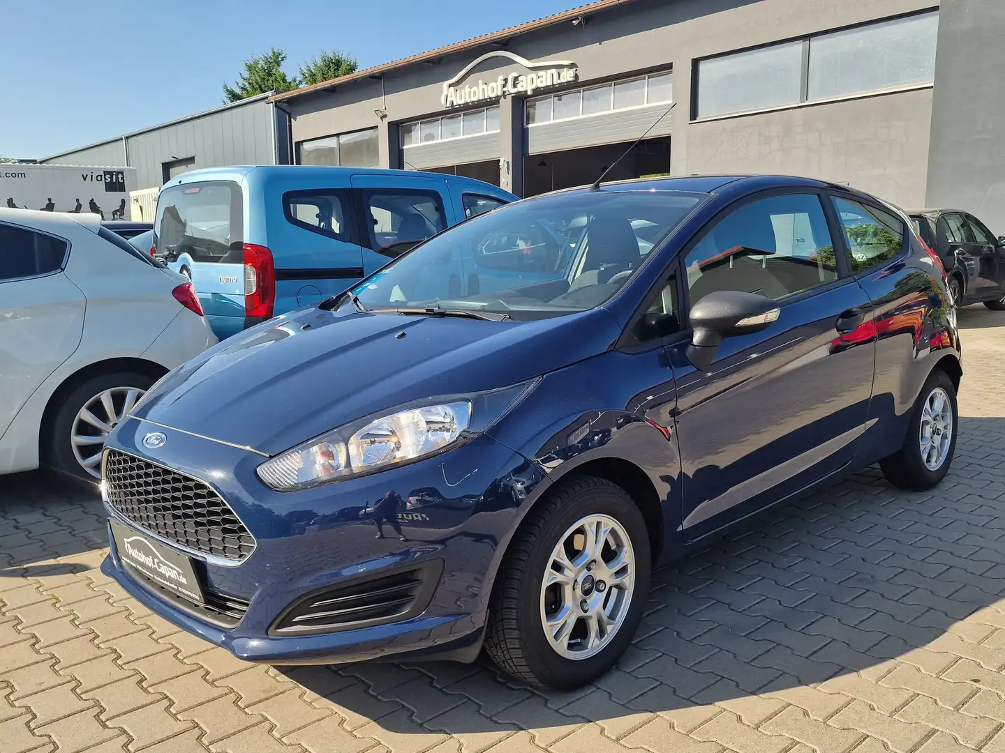 Ford Fiesta Ambiente/2.Ha/wenigkm/1.25l./Alus/TÜvneu/Euro6 Blu/Azzurro - 1