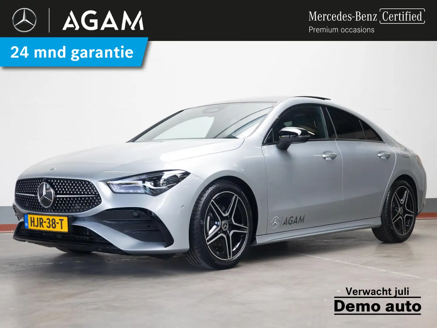 Mercedes-Benz CLA 180 Coupé Star Edition AMG Line Panorama dak Grijs - 1