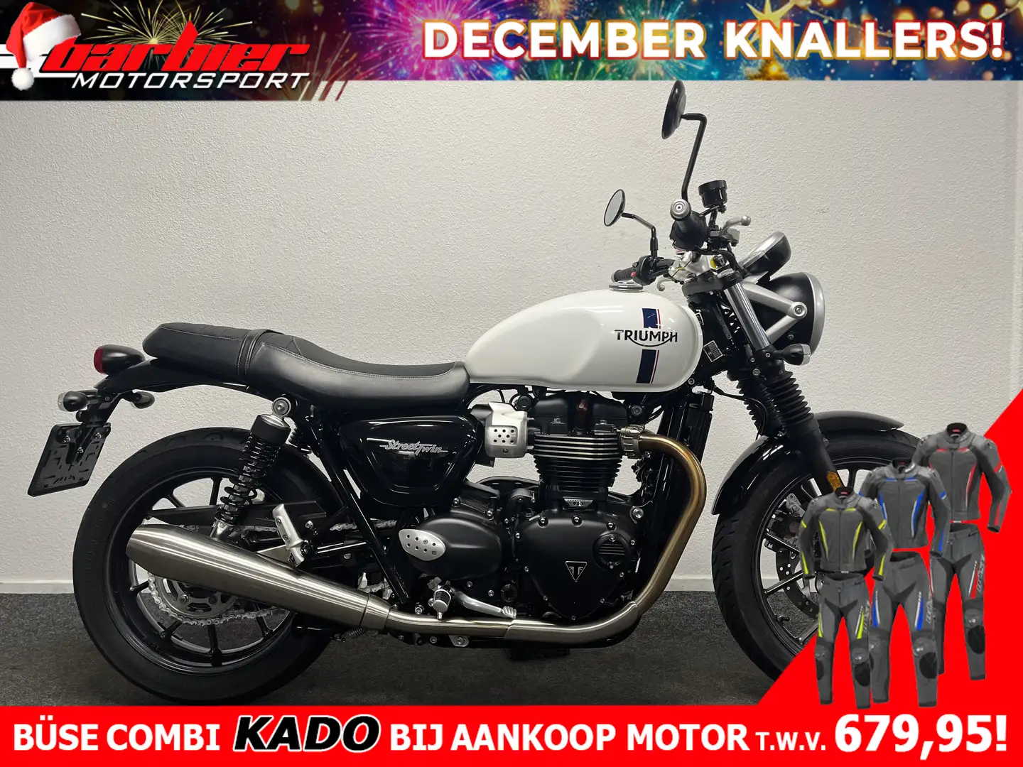 Triumph Street Twin 900 Wit - 1