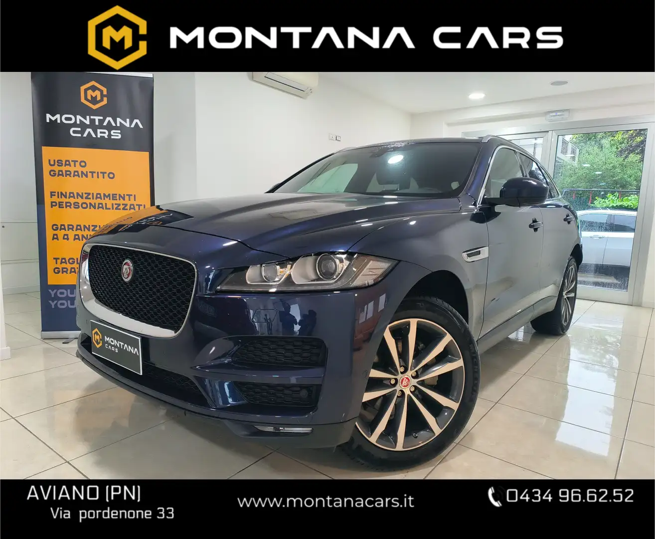 Jaguar F-Pace F-Pace 2.0d i4 Prestige awd 240cv Azul - 1