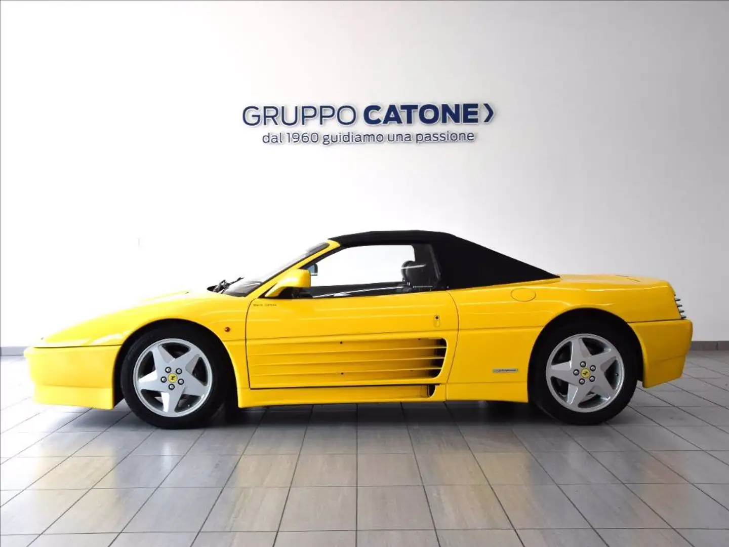 Ferrari 348 SPIDER 320 CV OMOLOGATA ASI TARGA ORO Gelb - 2