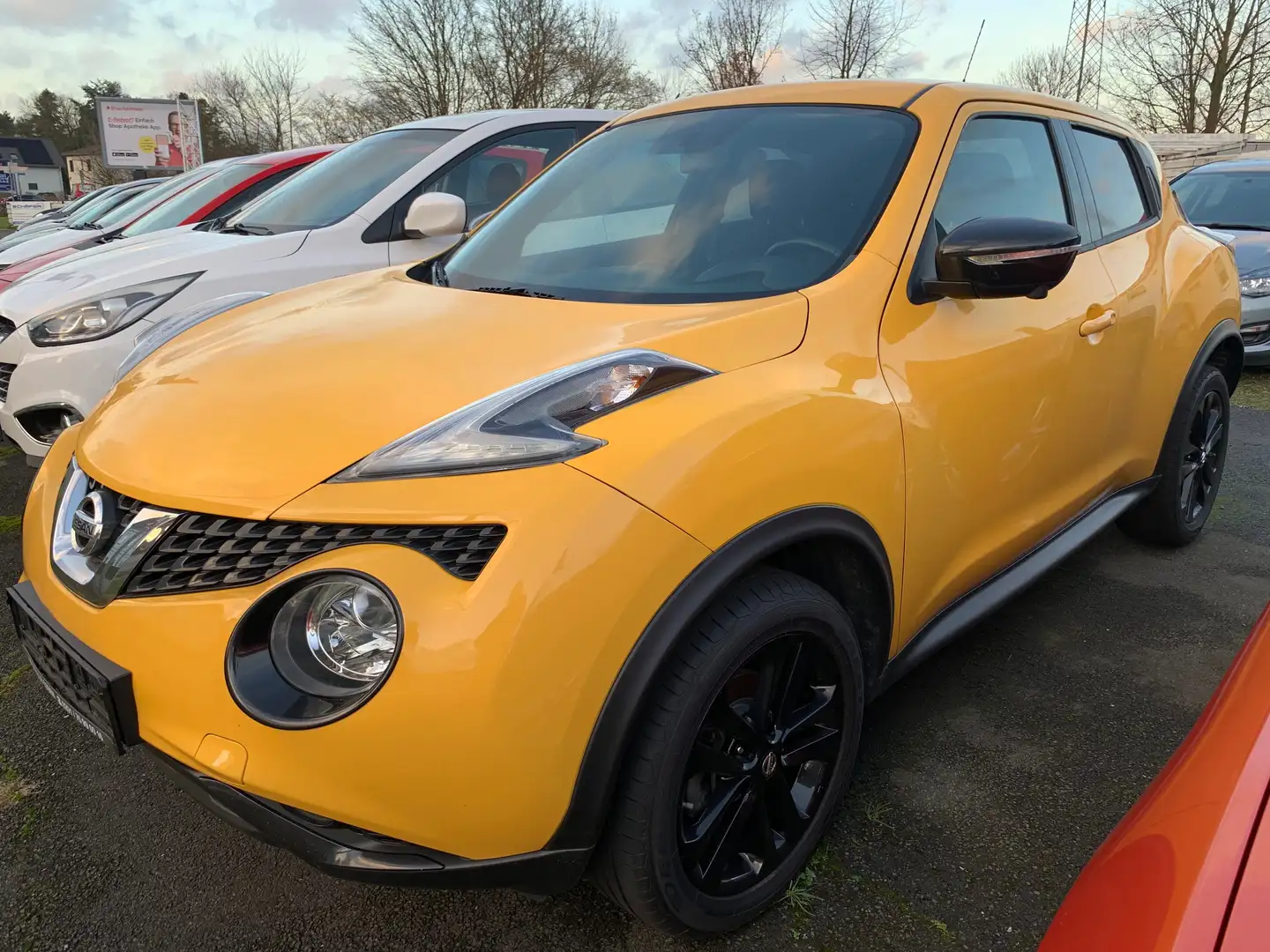 Nissan Juke Visia *Brake-Assist *Home-Lichtsyst. *AUX-In *ALU Gelb - 2