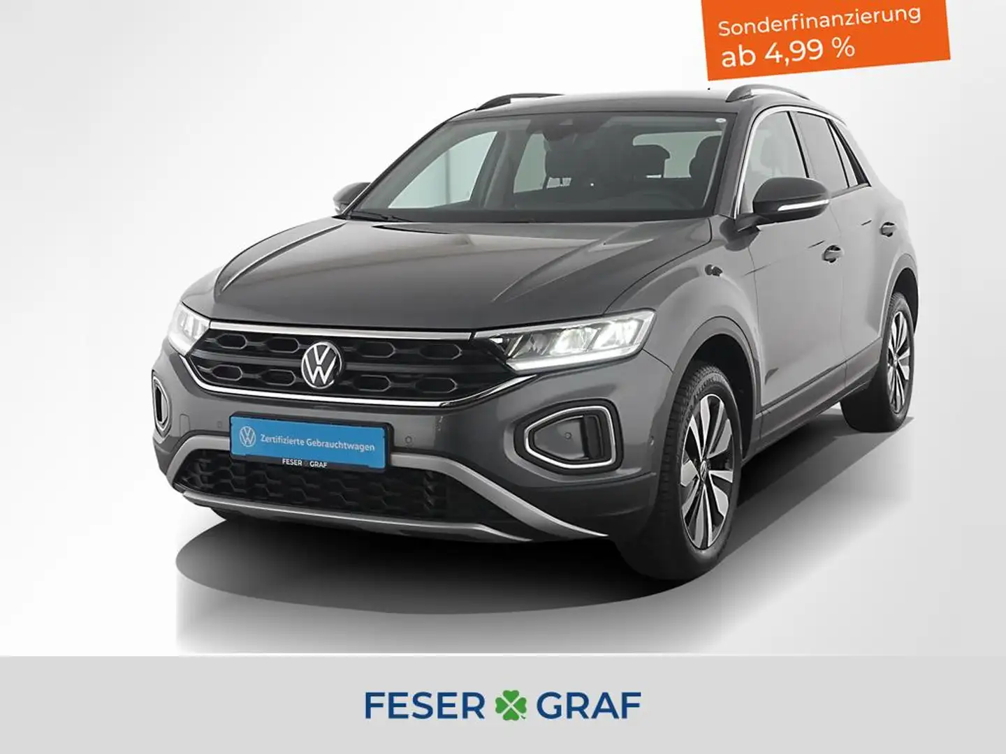 Volkswagen T-Roc 1.5TSI MOVE Navi / Kamera / VirtualCockpit Gris - 1