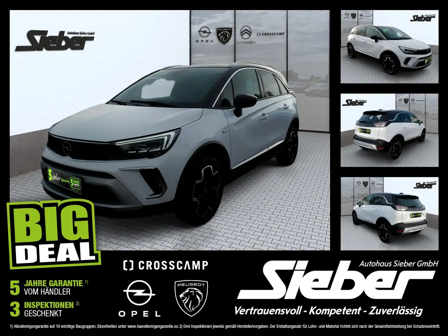 Opel Crossland 1.5 D Ultimate SitzHzg Navi Kamera Weiß - 1