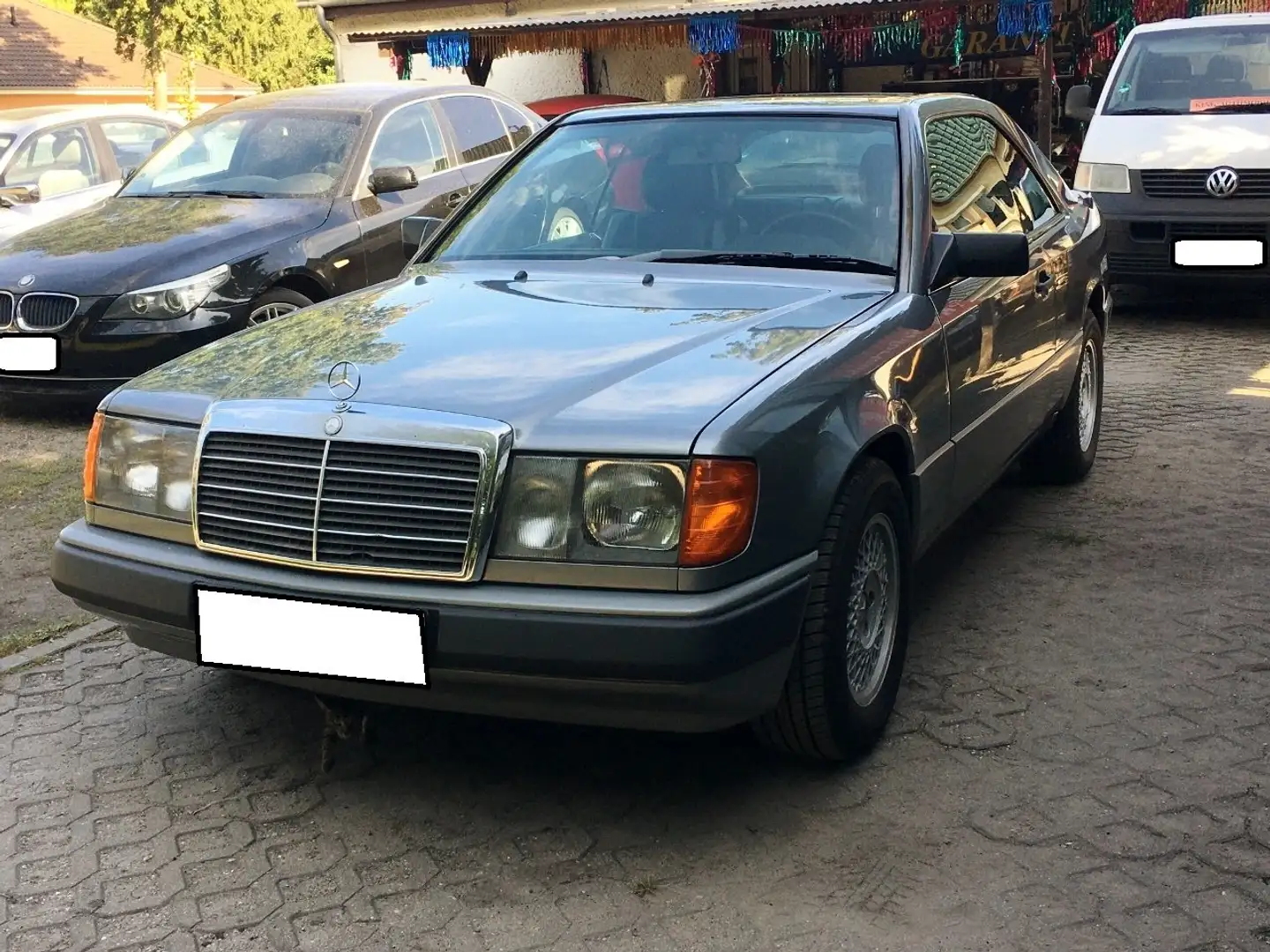 Mercedes-Benz CE 230 ♦ 2.3 COUPÉ ♦ VOLLLEDER ♦ OLDTIMER ♦ Grijs - 1