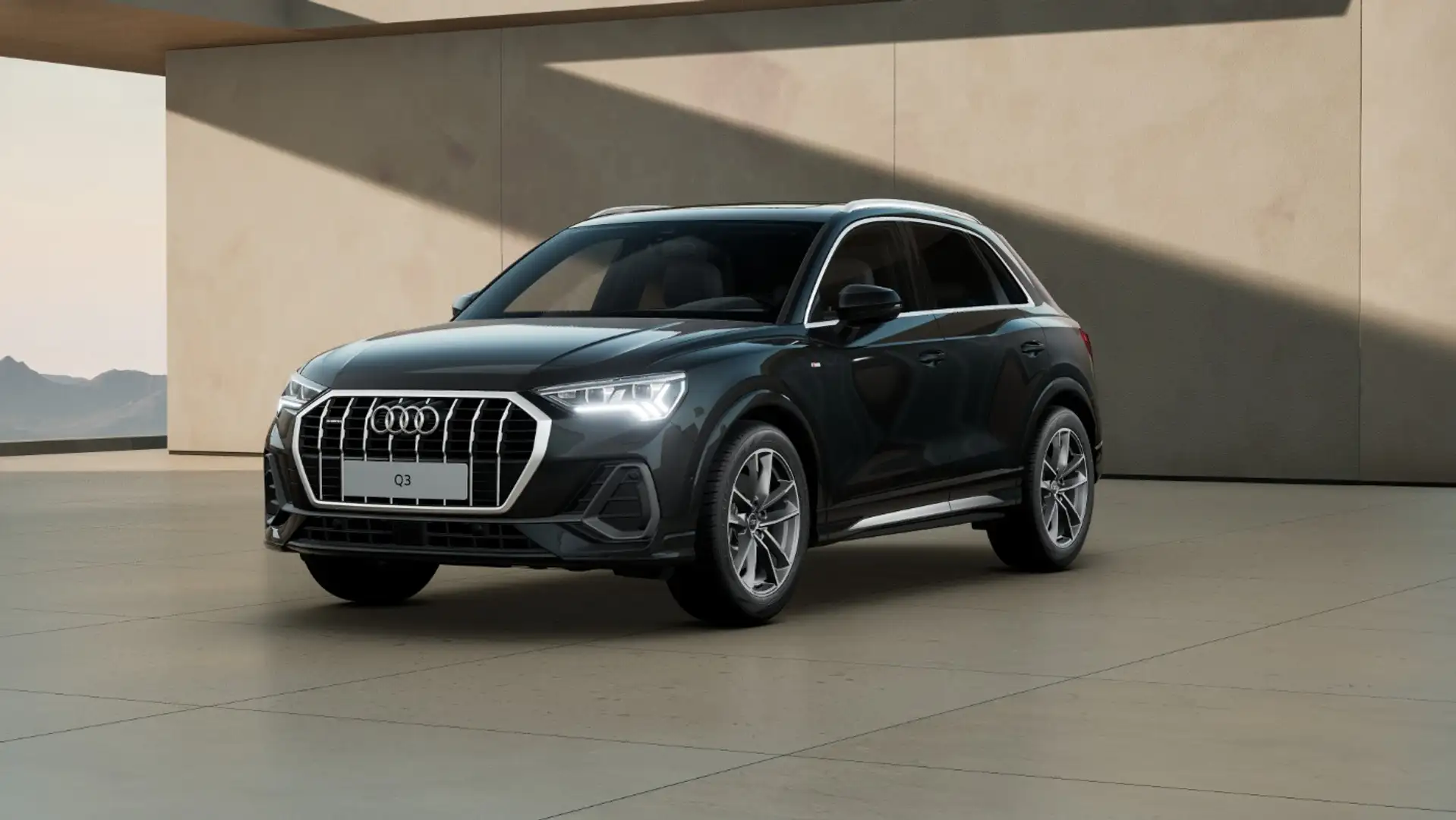 Audi Q3 S line 40 TDI quattro S tronic Standhzg.  Pano Schwarz - 2