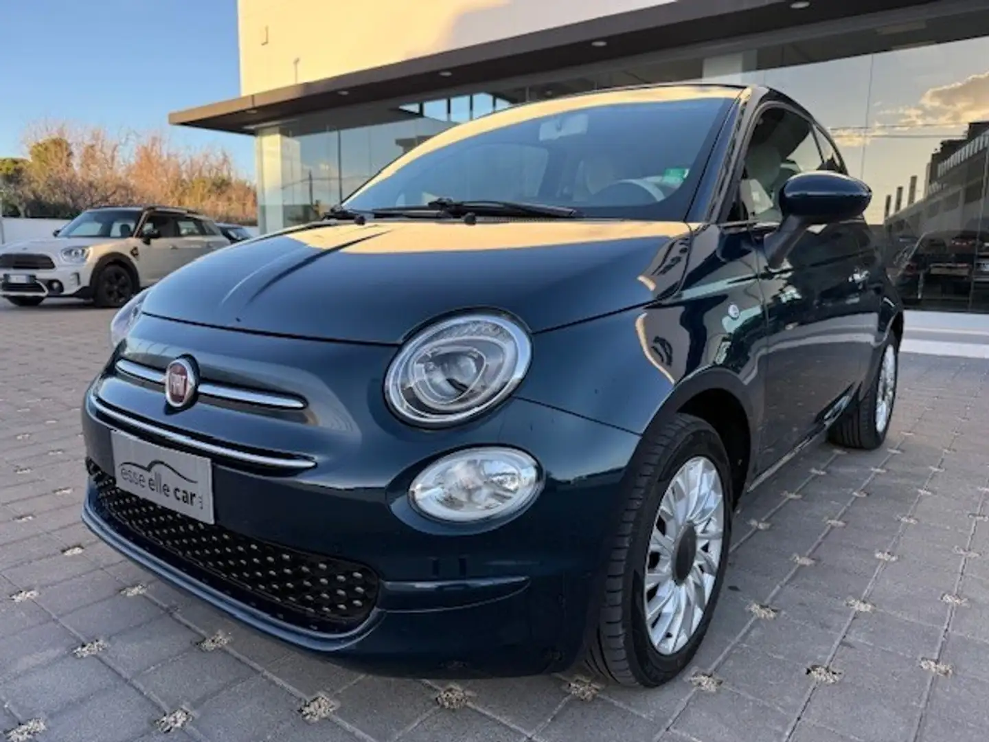 Fiat 500 500 C 1.2 Lounge dualogic 2019 Bleu - 1