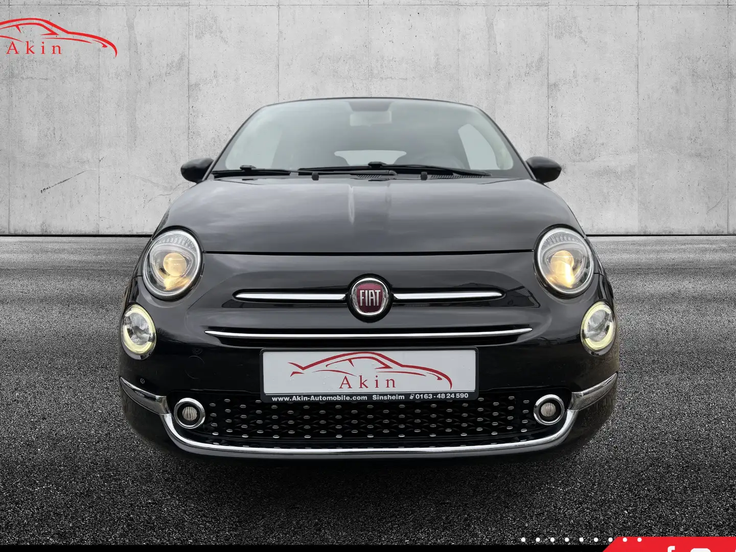 Fiat 500C Lounge*City*Komfort-P.*Navi*Temp. Noir - 2
