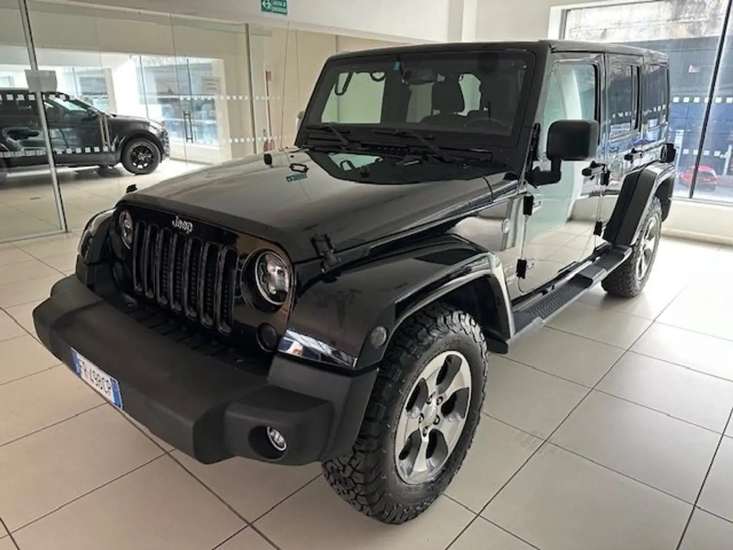 Jeep Wrangler Wrangler  Unlimited Unlimited 2.8 crd Sahara auto Noir - 2