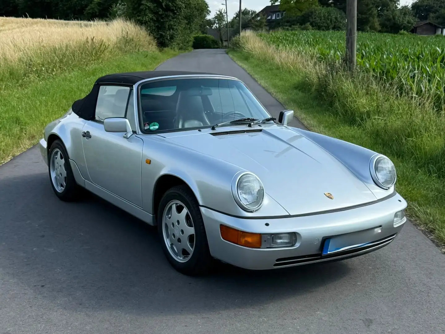 Porsche 964 911 Carrera 4 Cabriolet 65.100 km | Top-Zustand Gümüş rengi - 1