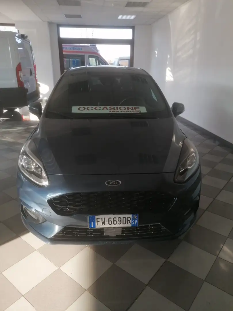 Ford Fiesta 1.0 Ecoboost 100 CV aut. 5 porte ST-Line Blu/Azzurro - 1